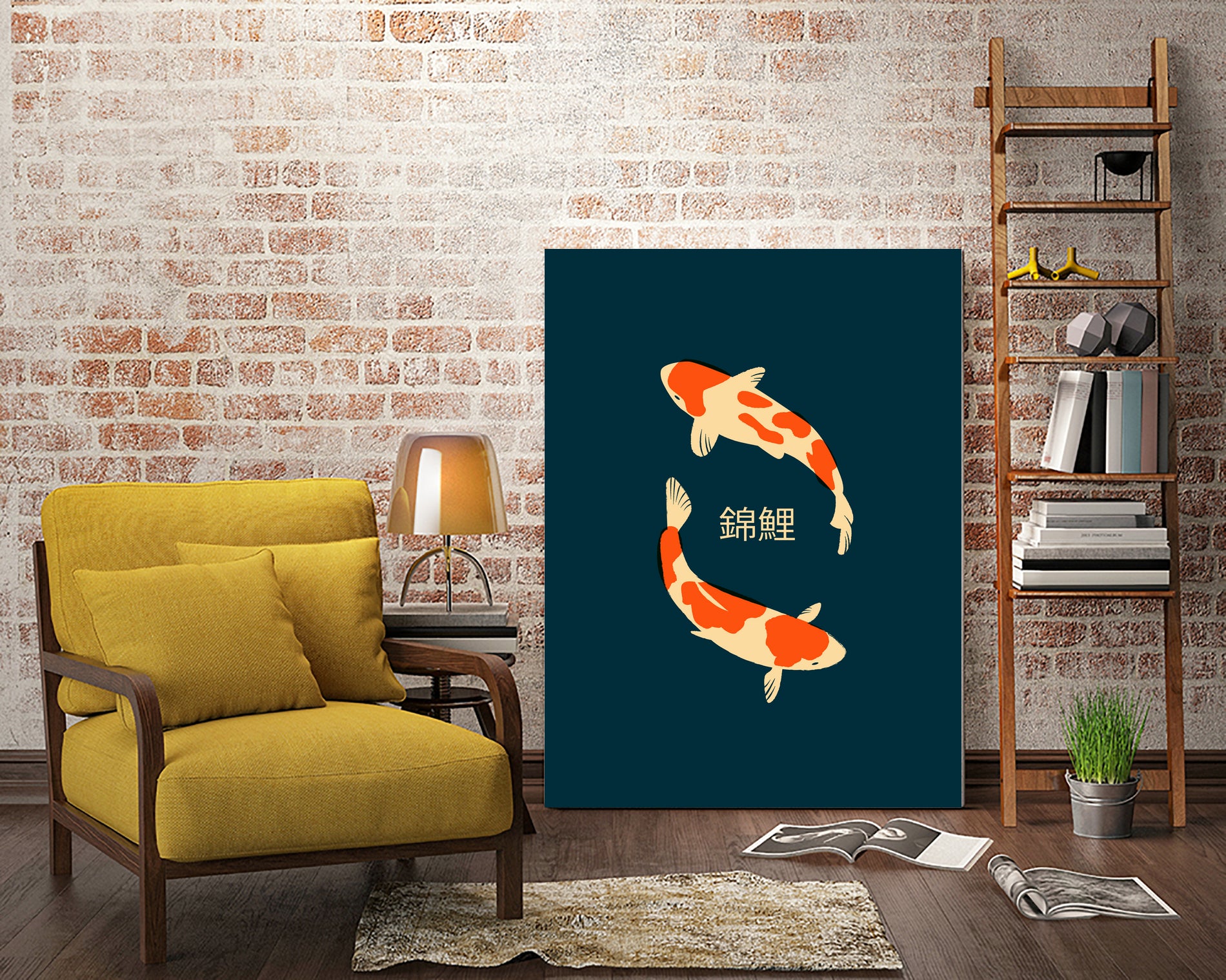 Koi by Rene Hamann on GIANT ART - orange character design