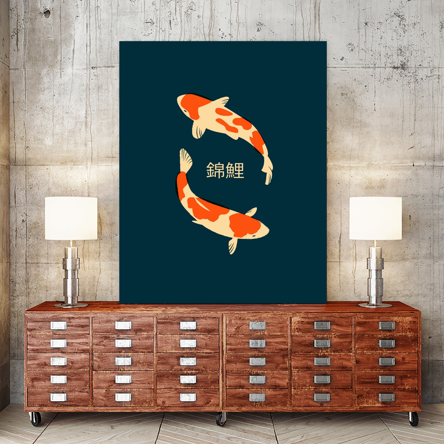 Koi by Rene Hamann on GIANT ART - orange character design