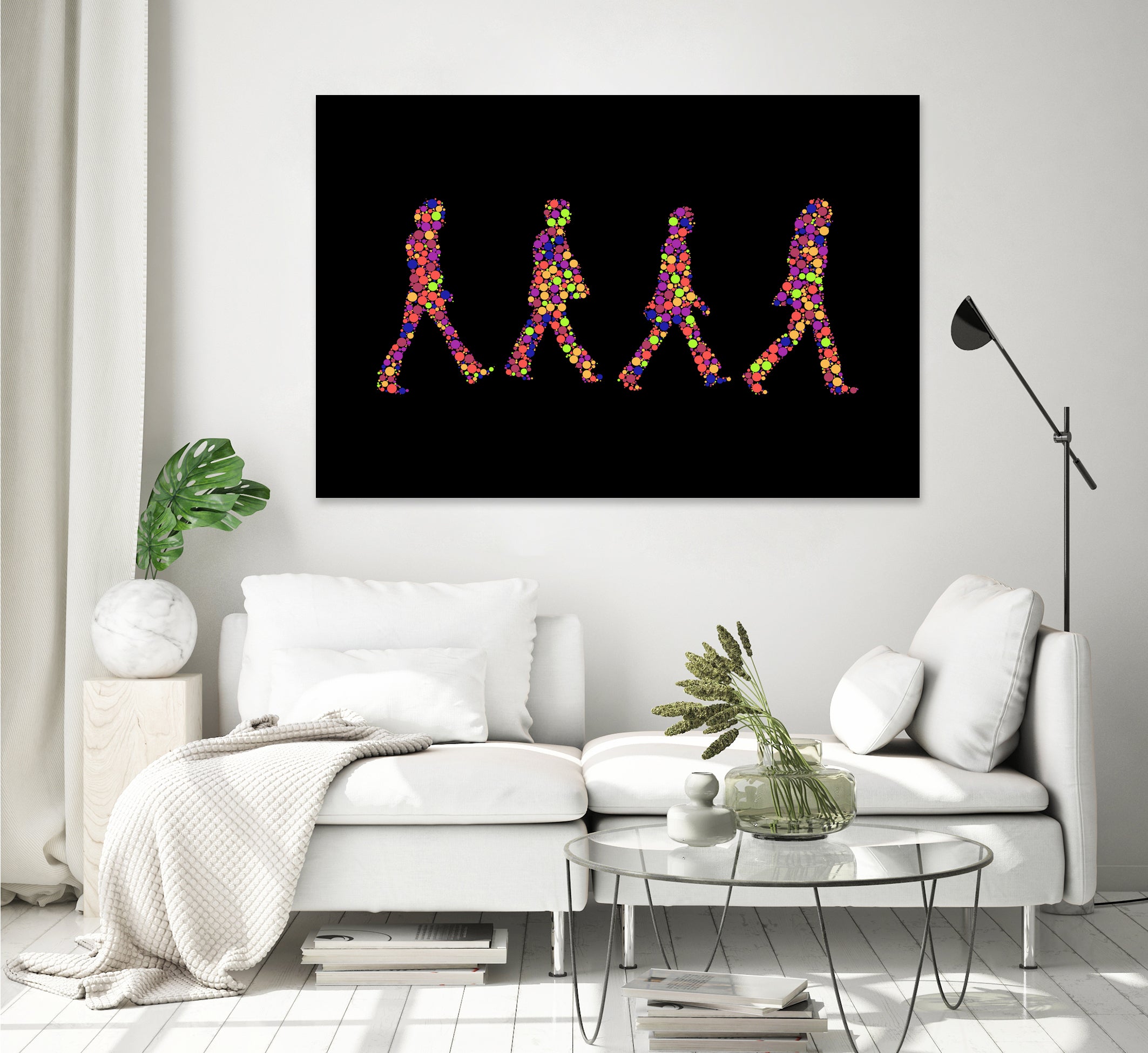 Beatles | Abbey Road | Pop Art by William Cuccio on GIANT ART - black digital painting
