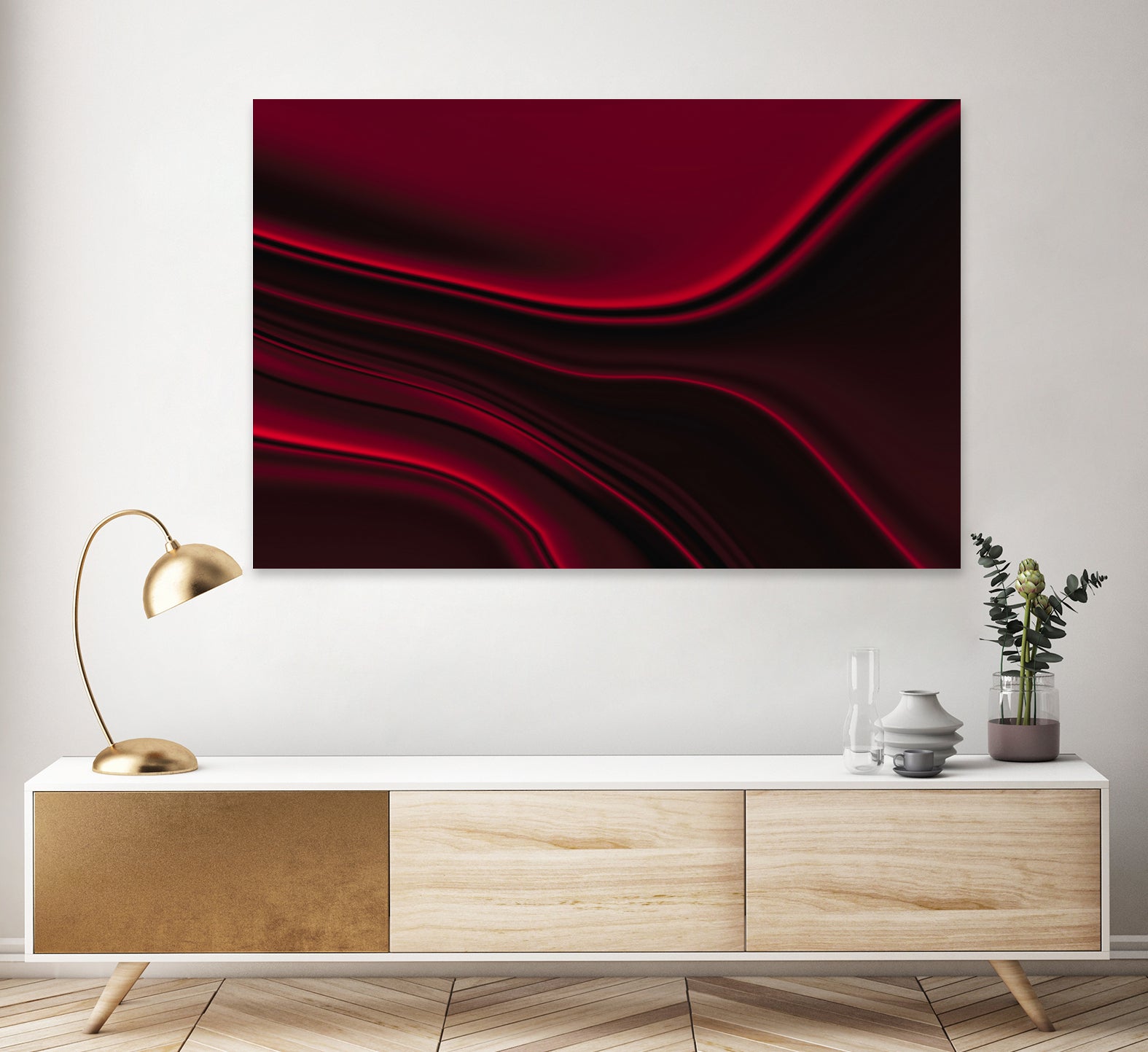 Red Liquid by Ronny Sefria on GIANT ART - black digital painting