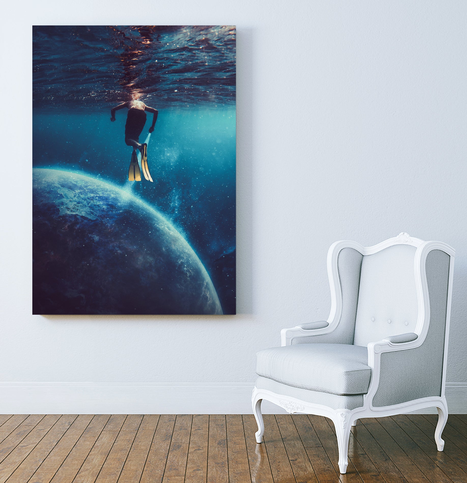 Another World by Annisa Tiara Utami on GIANT ART - blue photo manipulation