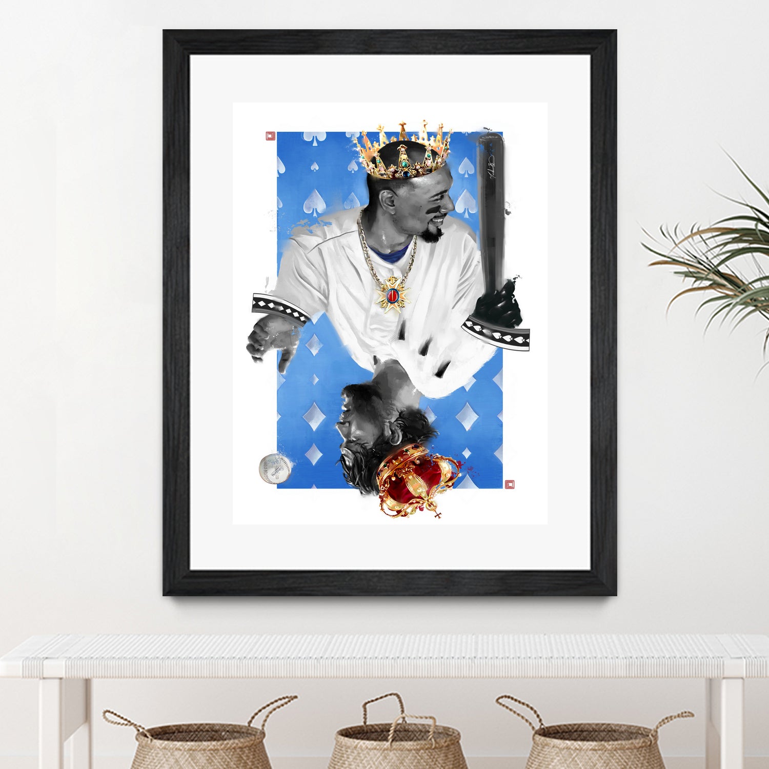 KINGS by Claudia Labarca on GIANT ART - blue digital painting