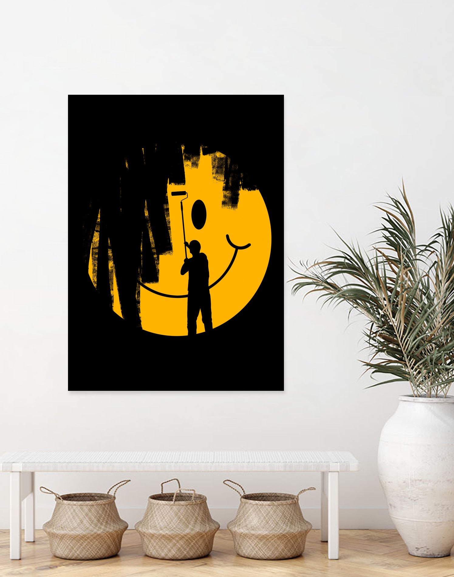 Unhappy by rob dobi on GIANT ART - yellow digital drawing