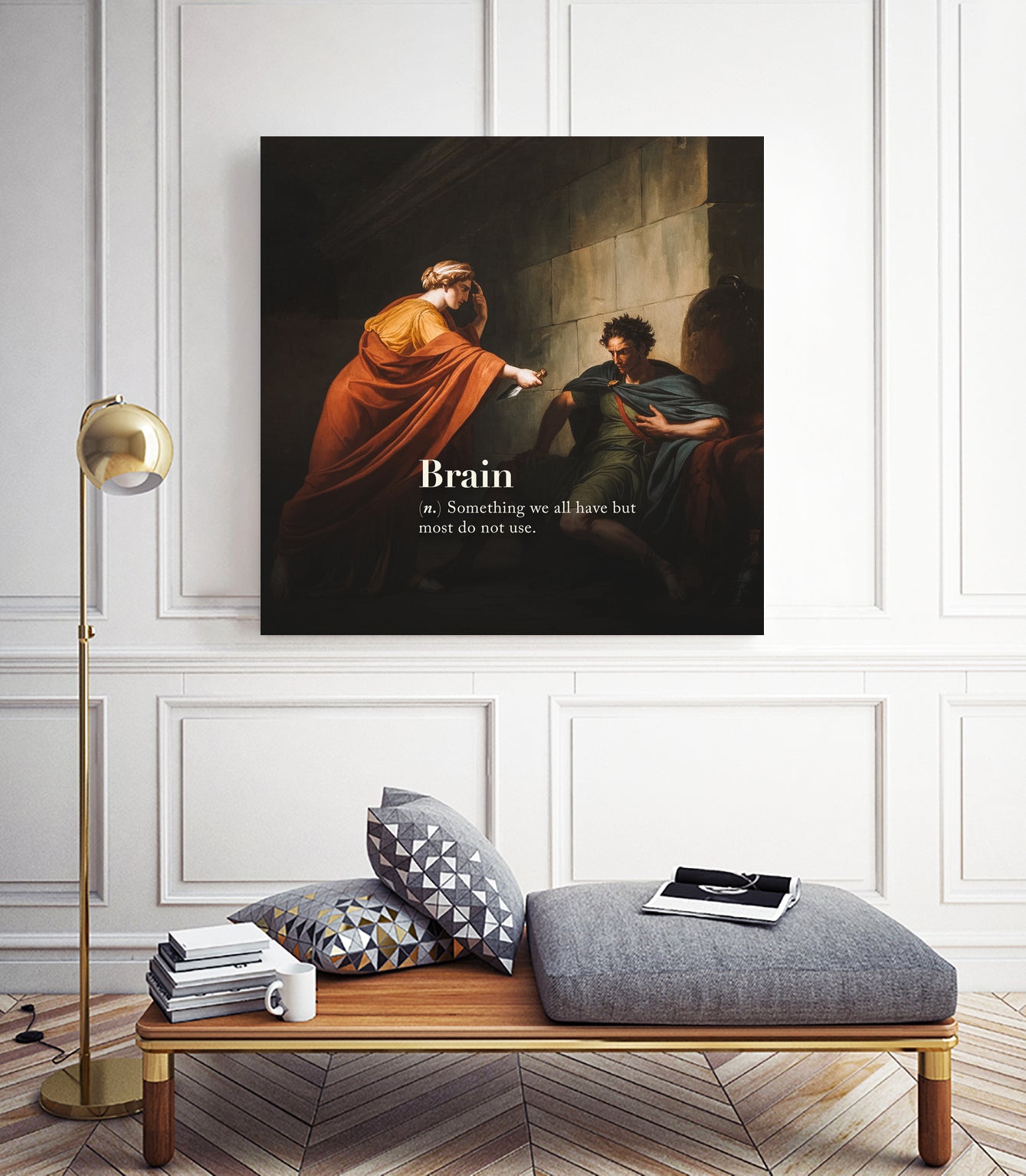 Brain by Mehmet Geren on GIANT ART - orange photo manipulation