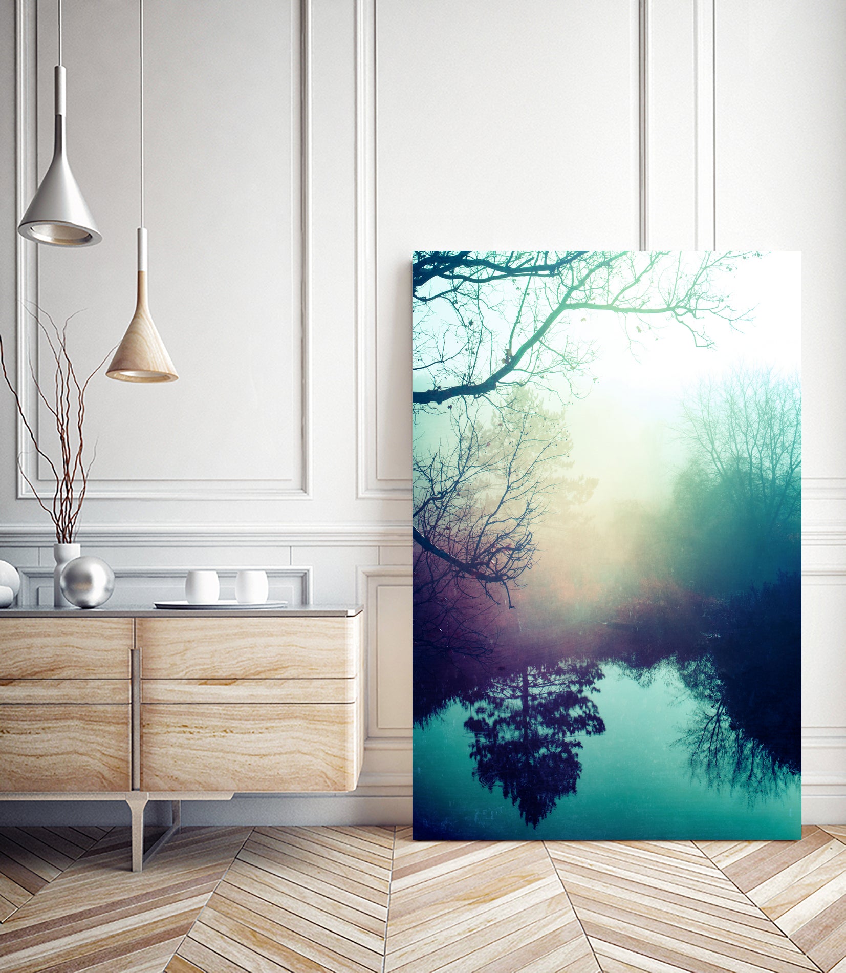 Autumn Fog by Kristin Hunt on GIANT ART - blue processing/programming