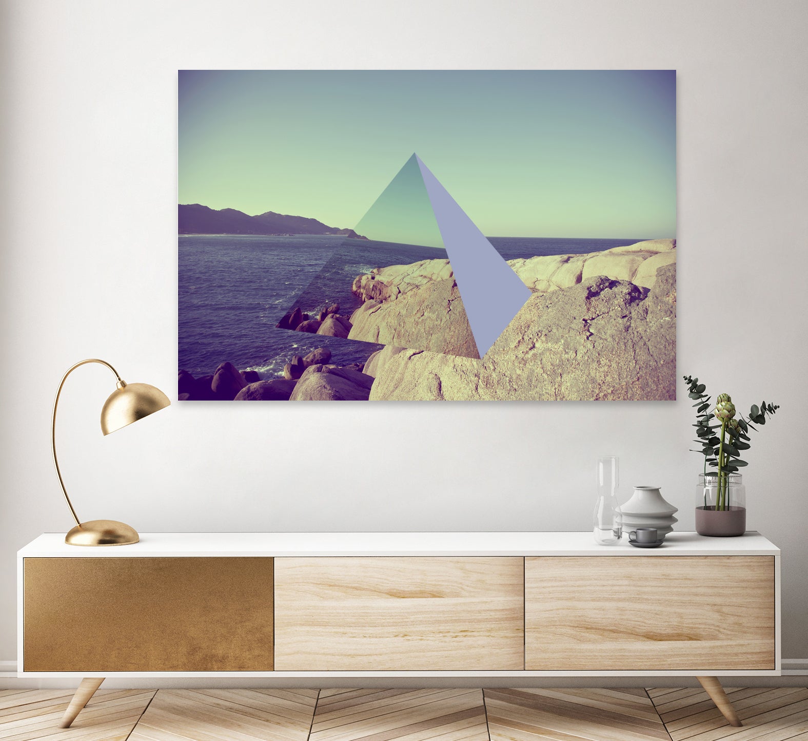 Travellers Triangle 02 by David Copithorne on GIANT ART - brown 3d art
