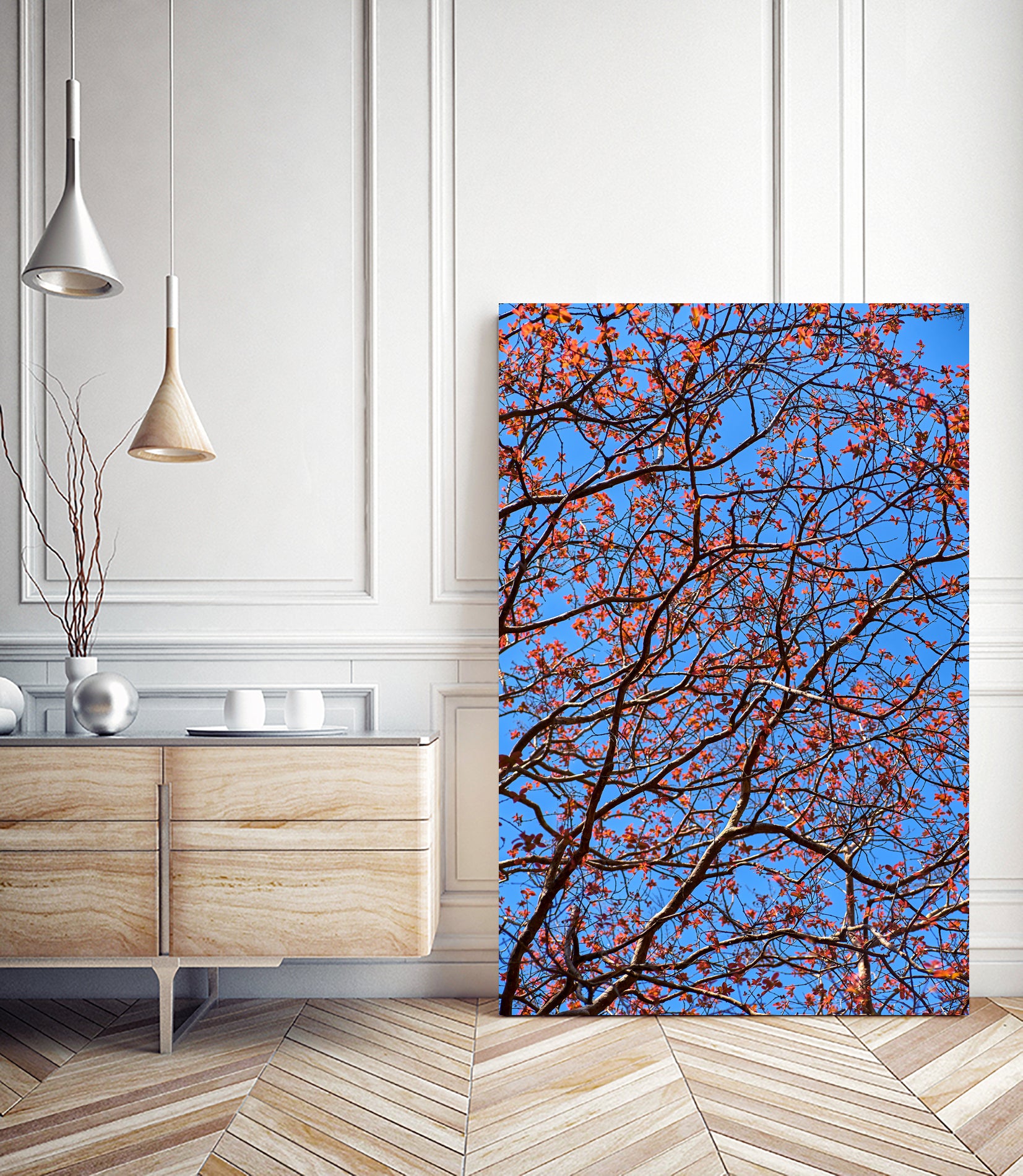 The red leaves in the early spring by Studio OMG on GIANT ART - red photo illustration