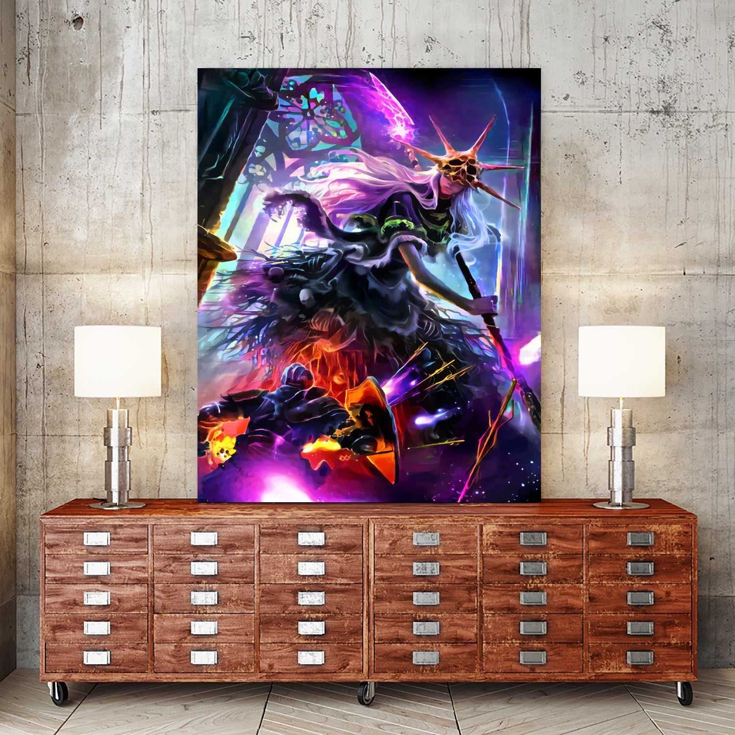 Aldrich the Saint of the Deep by Christian Velazquez on GIANT ART - fuchsia game design