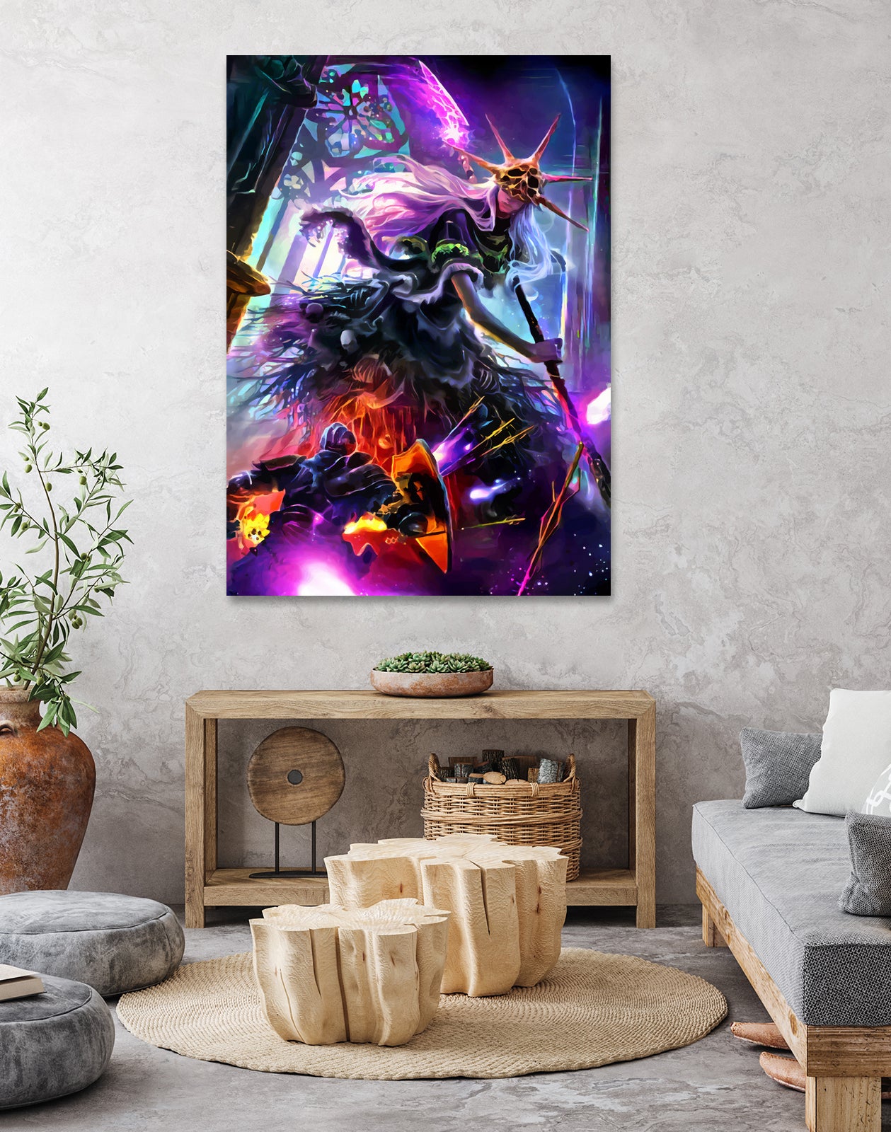 Aldrich the Saint of the Deep by Christian Velazquez on GIANT ART - fuchsia game design