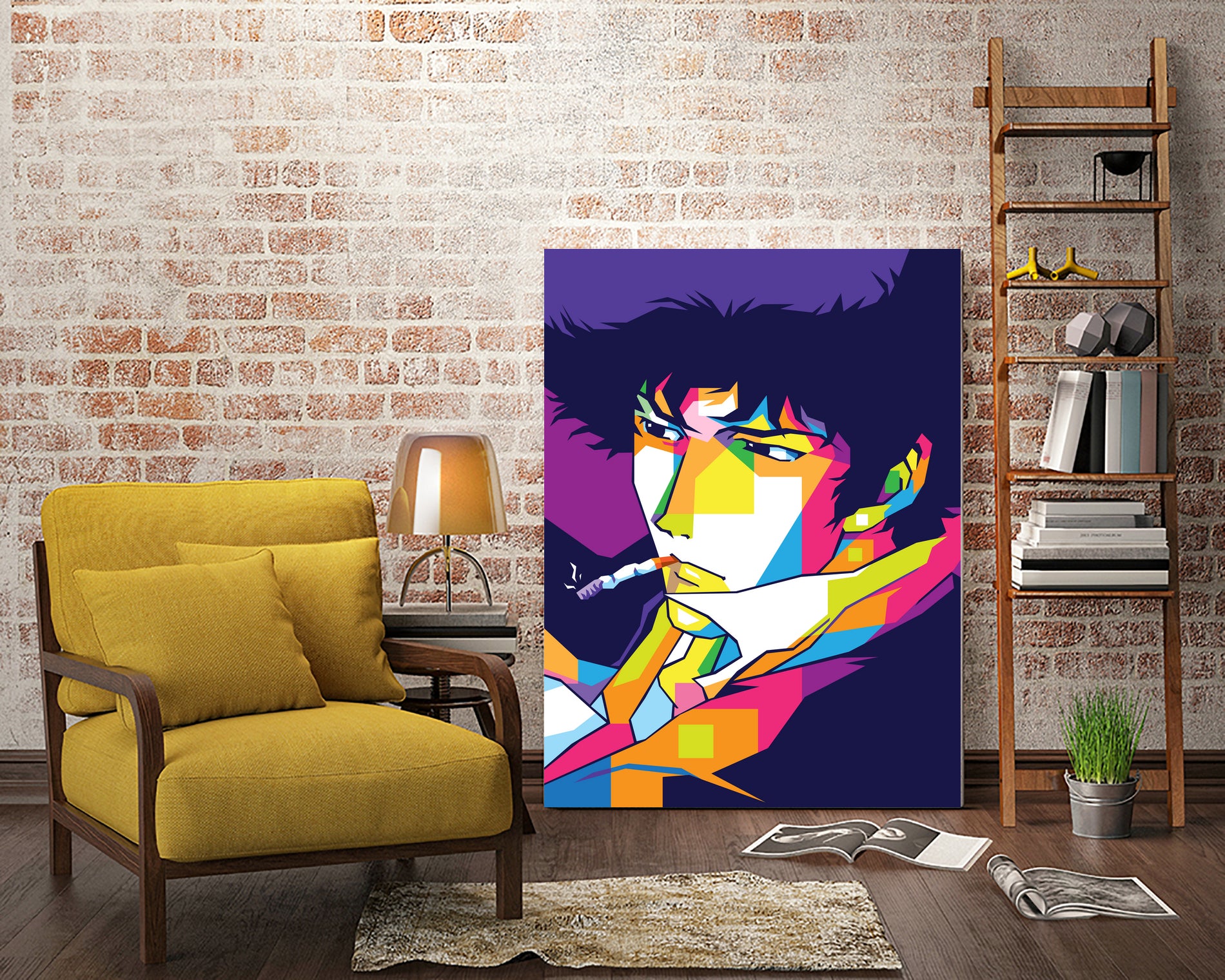 Spike Spiegel by Art Style on GIANT ART - white digital painting