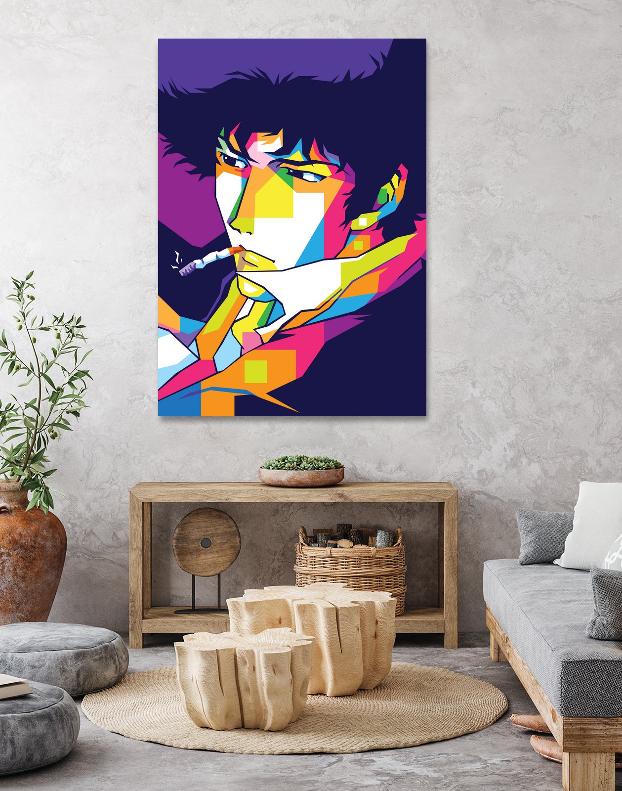 Spike Spiegel by Art Style on GIANT ART - white digital painting