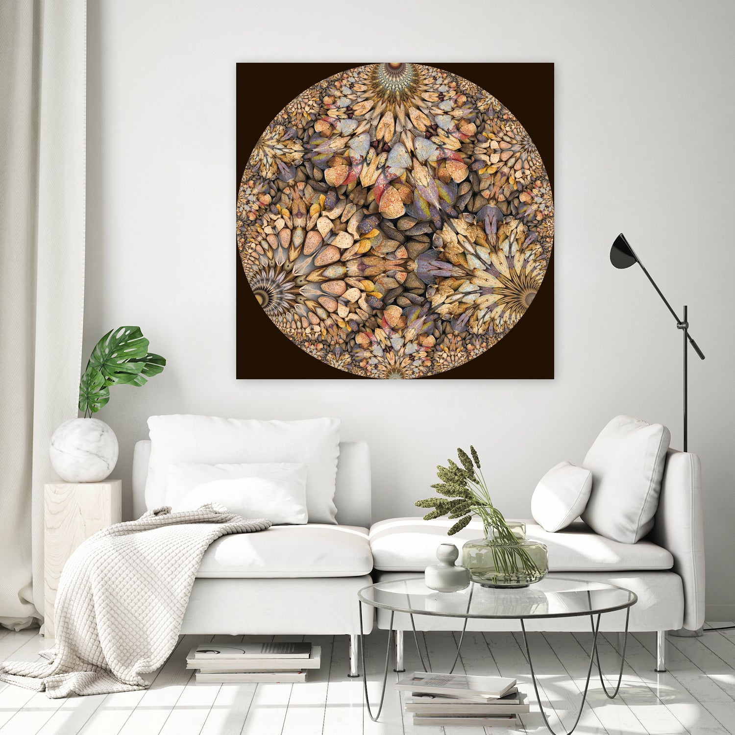 Hyperbolic Pebbles by Digital Crafts on GIANT ART - brown digital painting