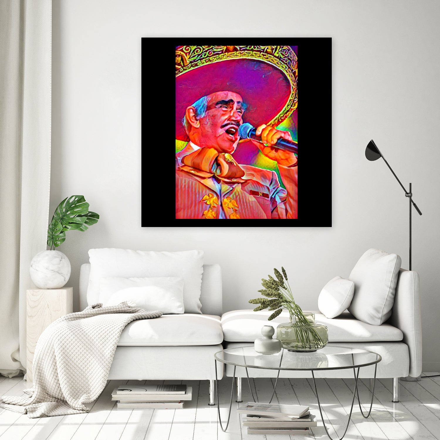 Vicente Fernández by Joseph Herrera on GIANT ART - white digital painting