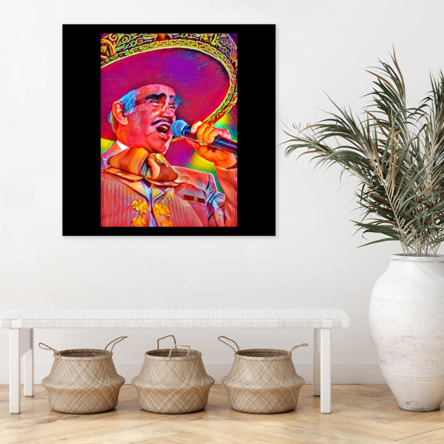 Vicente Fernández by Joseph Herrera on GIANT ART - white digital painting