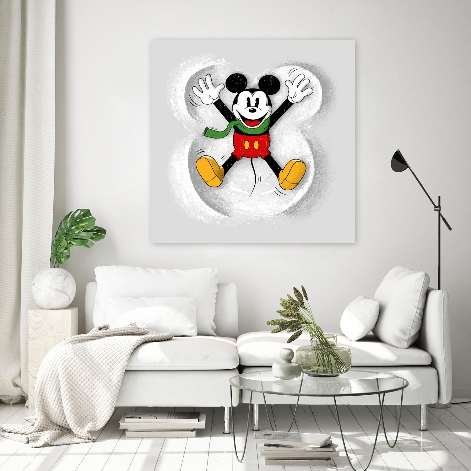Snow Mickey by Florent Bodart on GIANT ART - digital painting