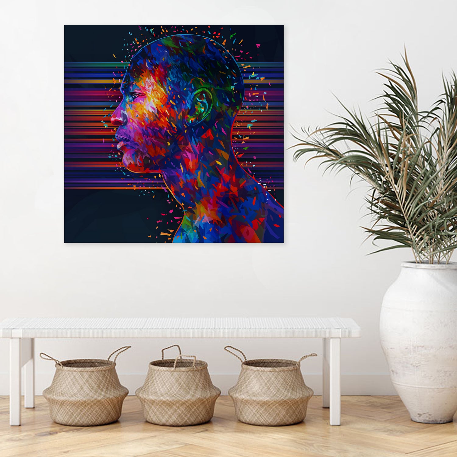 Abstract Jordan by Alessandro Pautasso on GIANT ART - fuchsia digital painting