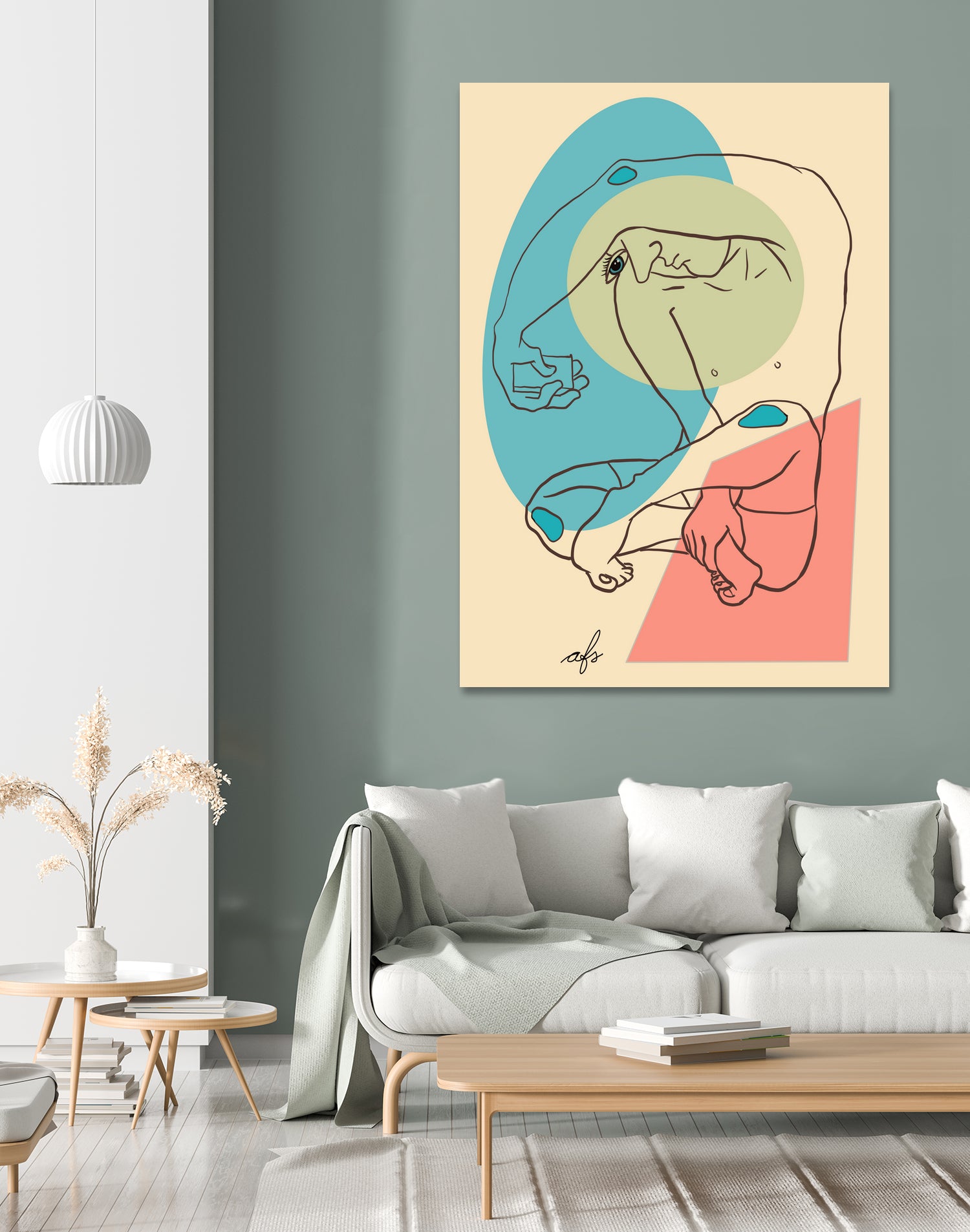 Solitaire - New age by Andrea Snuggs on GIANT ART - yellow character design