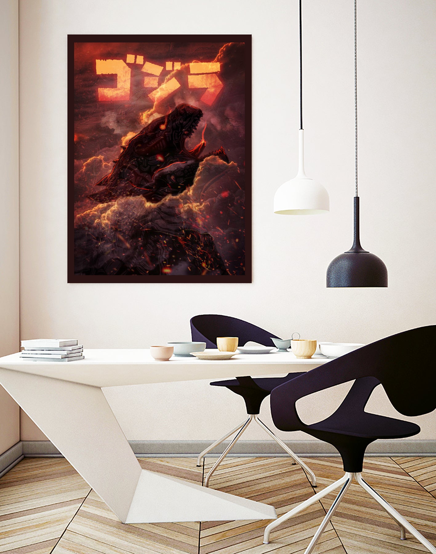 GODZILLA by Ibal Hirata on GIANT ART - black digital painting