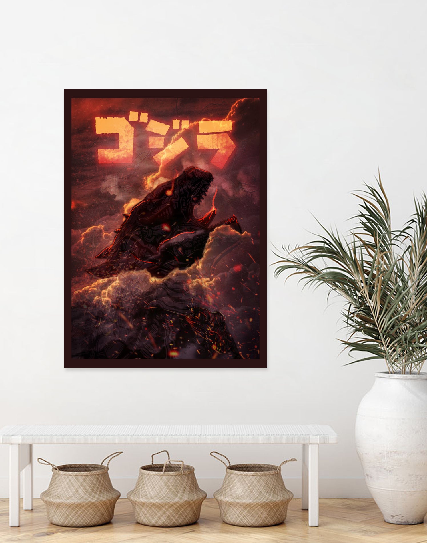 GODZILLA by Ibal Hirata on GIANT ART - black digital painting