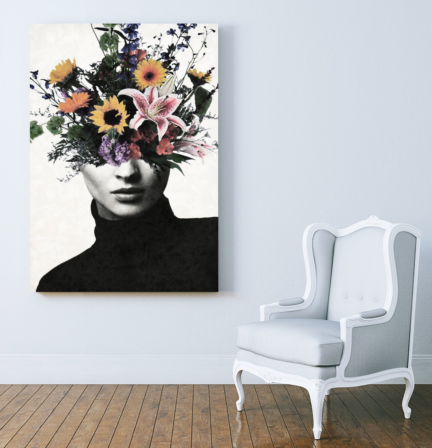 Surreal bloom by Menelaos Trompoukis on GIANT ART - brown digital painting