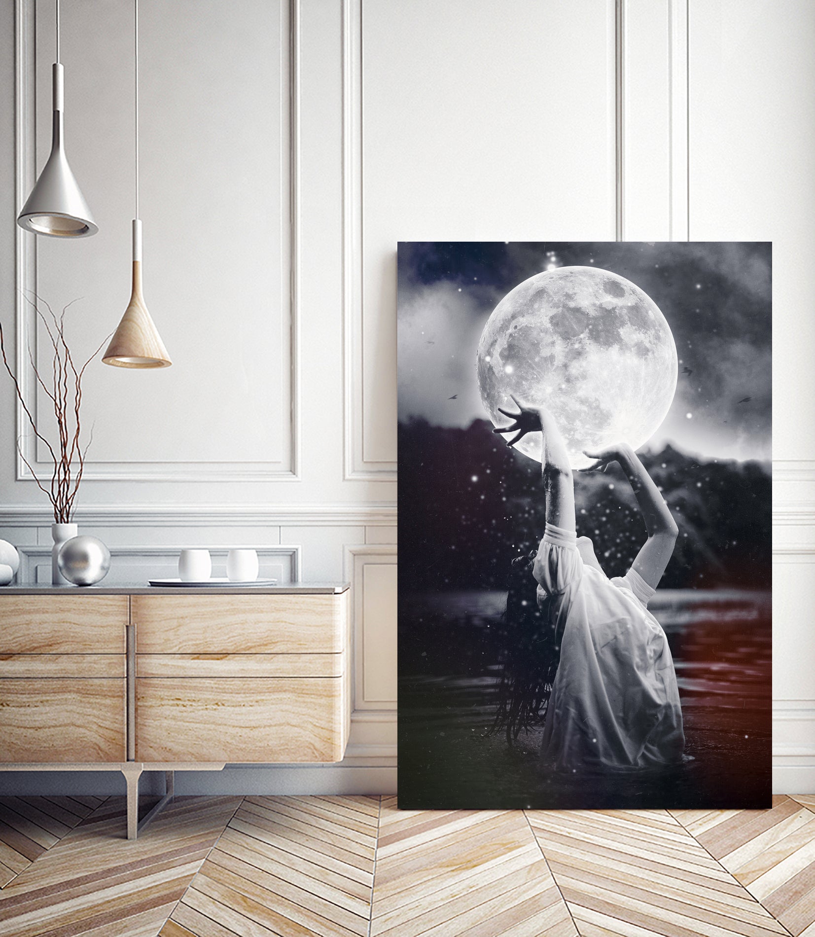 Superlunary by Seam Less on GIANT ART - black photo manipulation