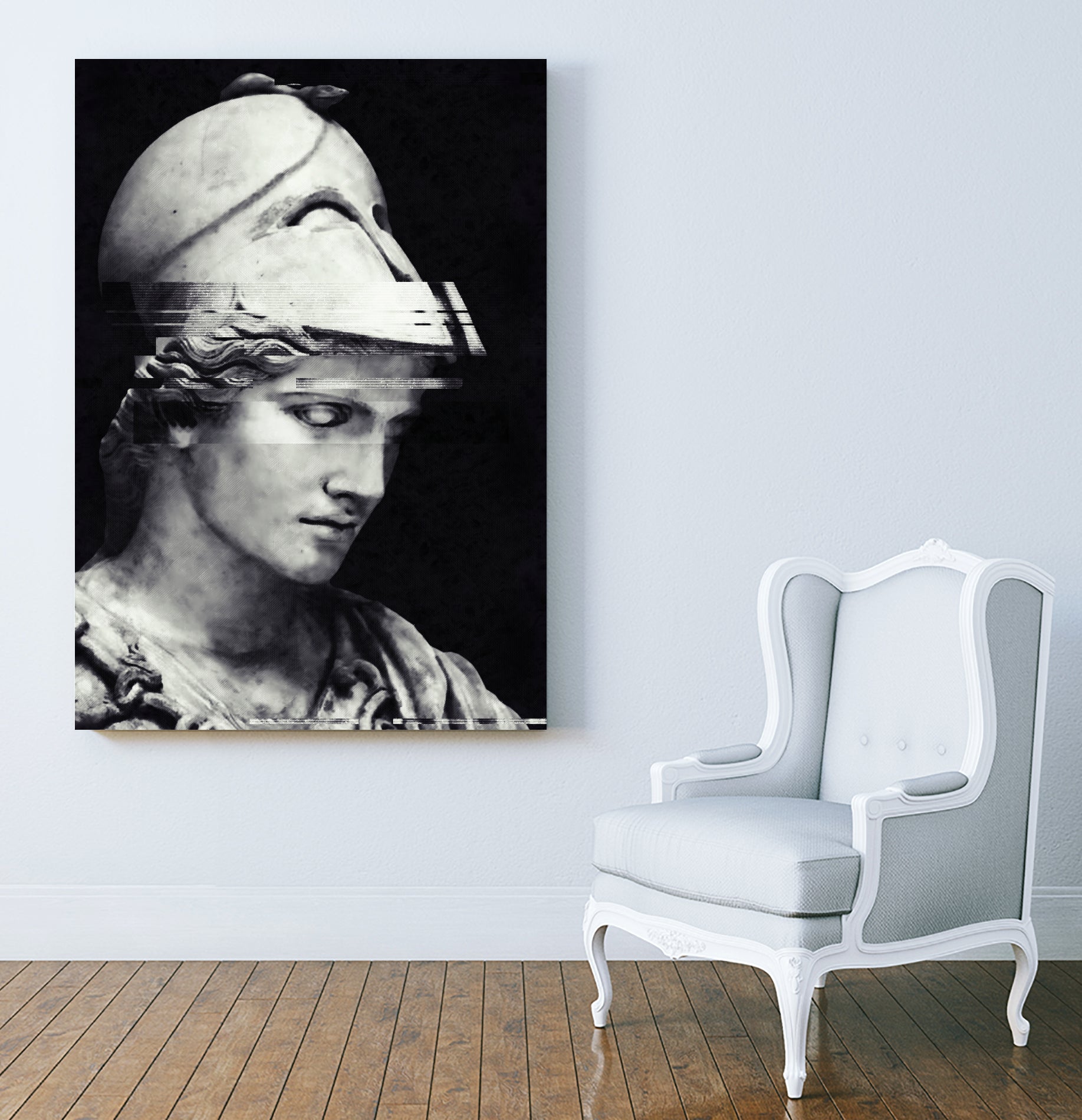 Pallas Athena by Menelaos Trompoukis on GIANT ART - black digital painting