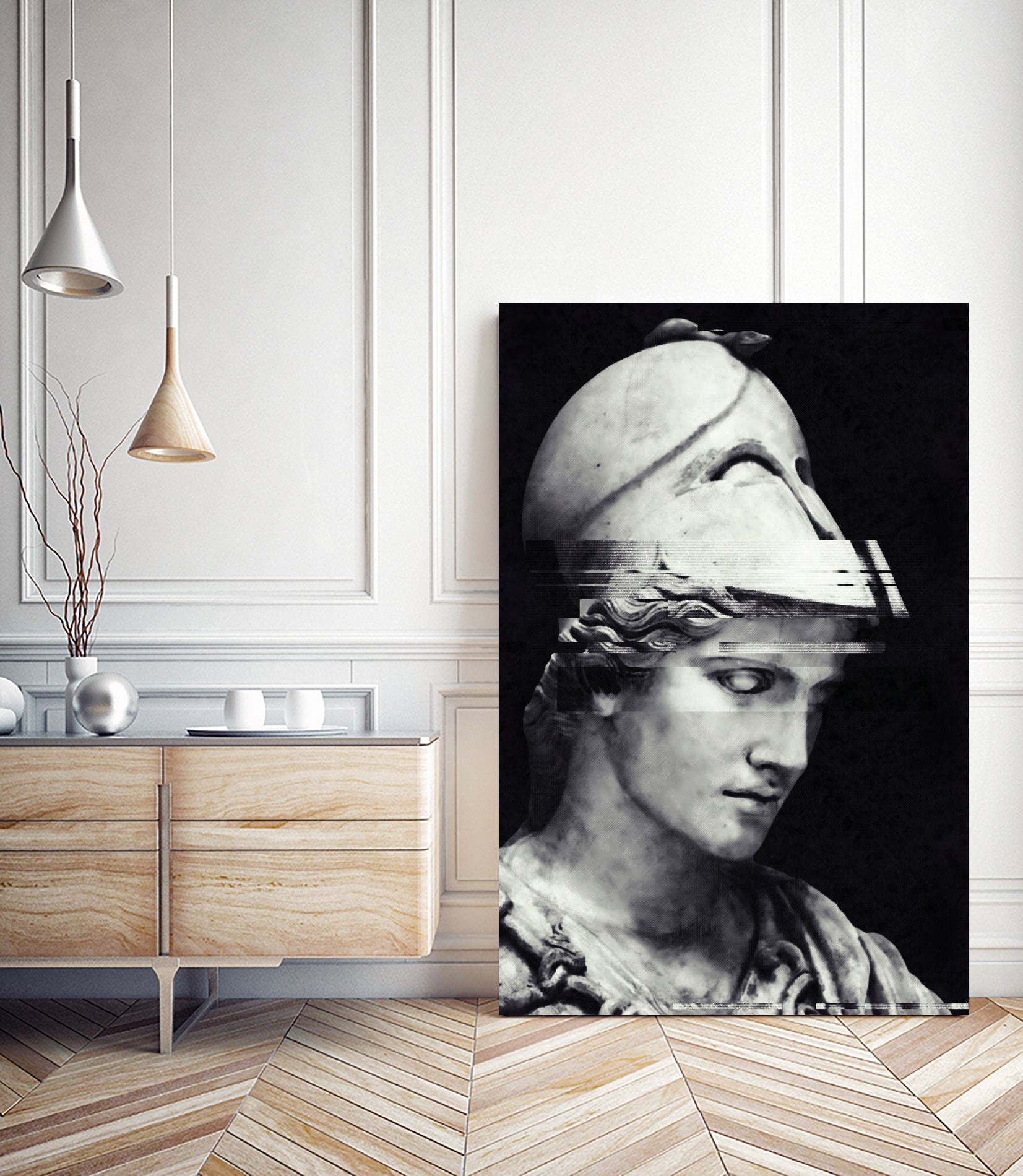 Pallas Athena by Menelaos Trompoukis on GIANT ART - black digital painting