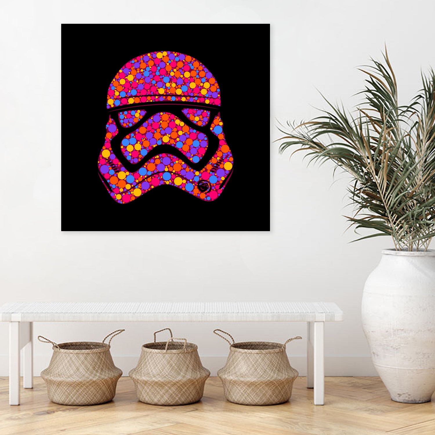 Stormtrooper | Star Wars | Pop Art by William Cuccio on GIANT ART - pink digital painting