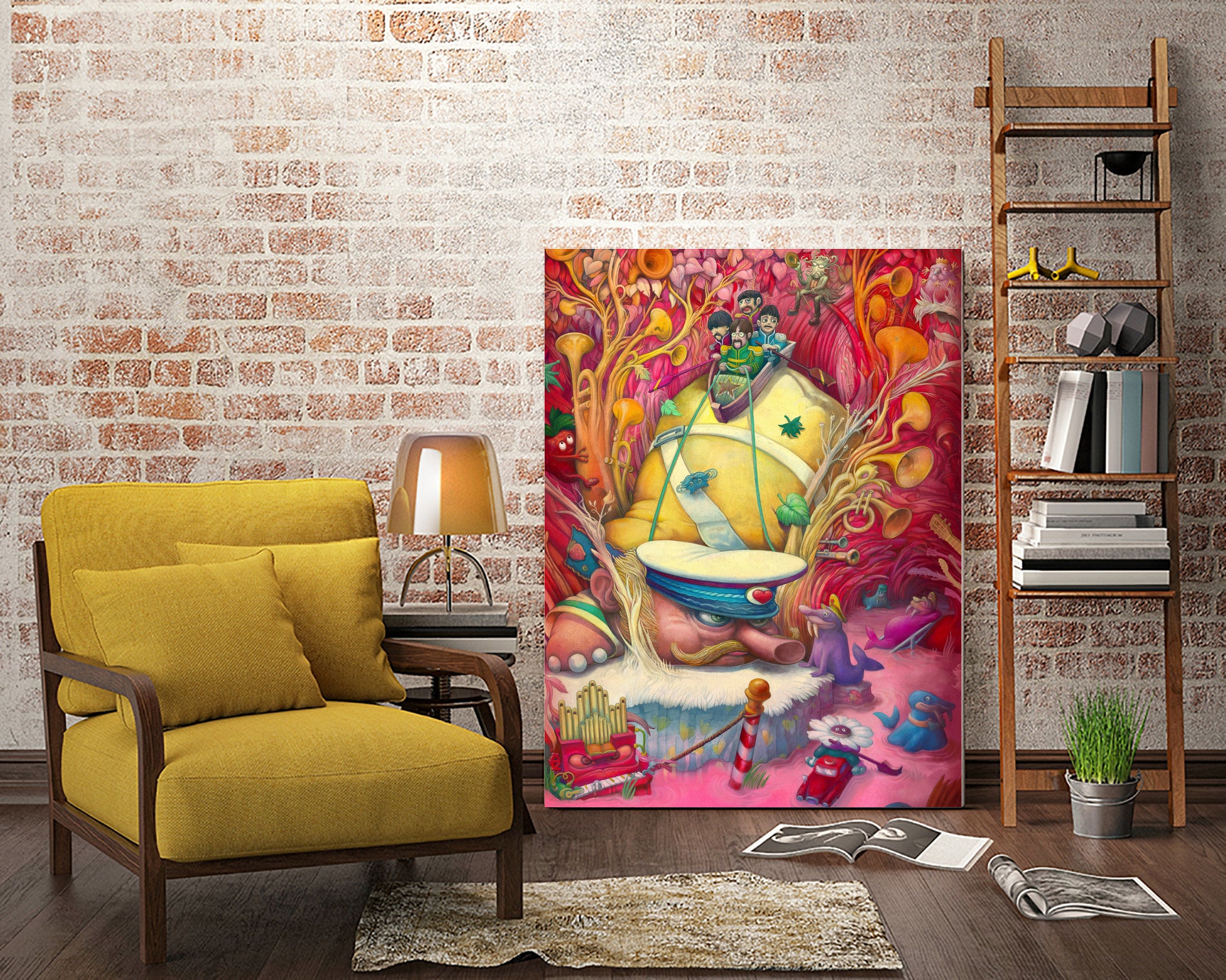 the Sergeant by Roberto Grassilli on GIANT ART - red mixed media