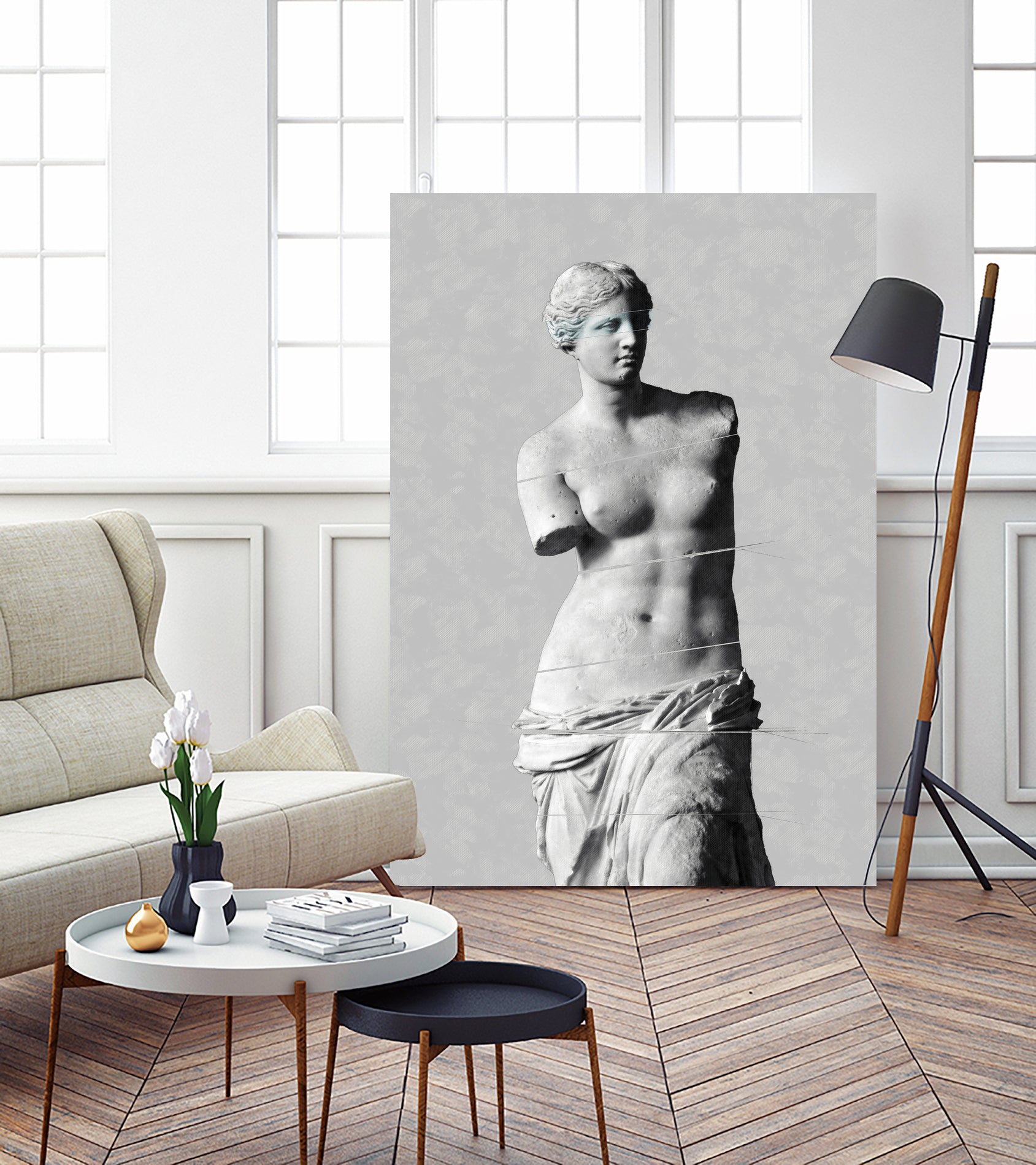 Venus de Milo by Menelaos Trompoukis on GIANT ART - gray digital drawing