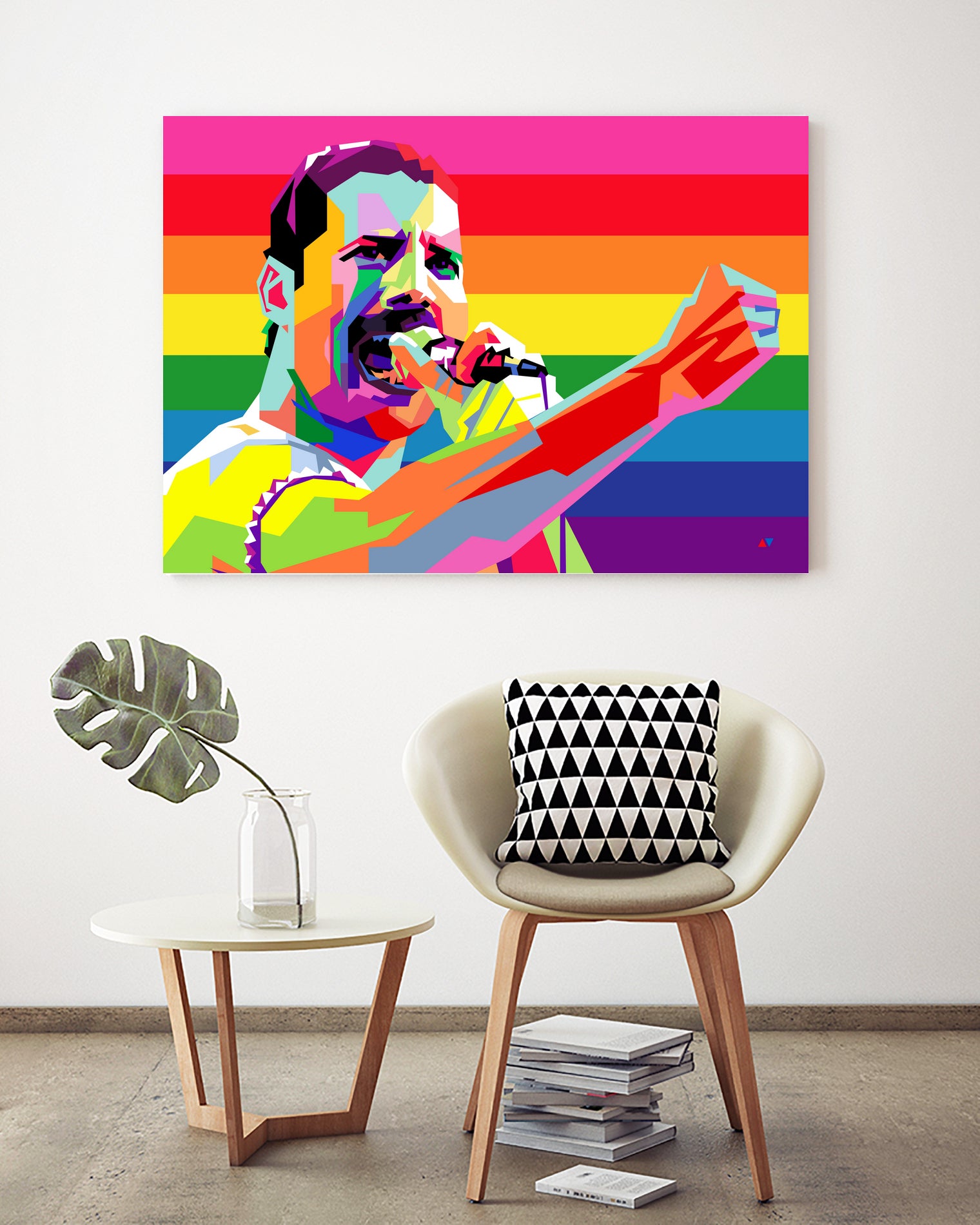 freddy mercury pride by Ahmad Nusyirwan on GIANT ART - yellow digital drawing