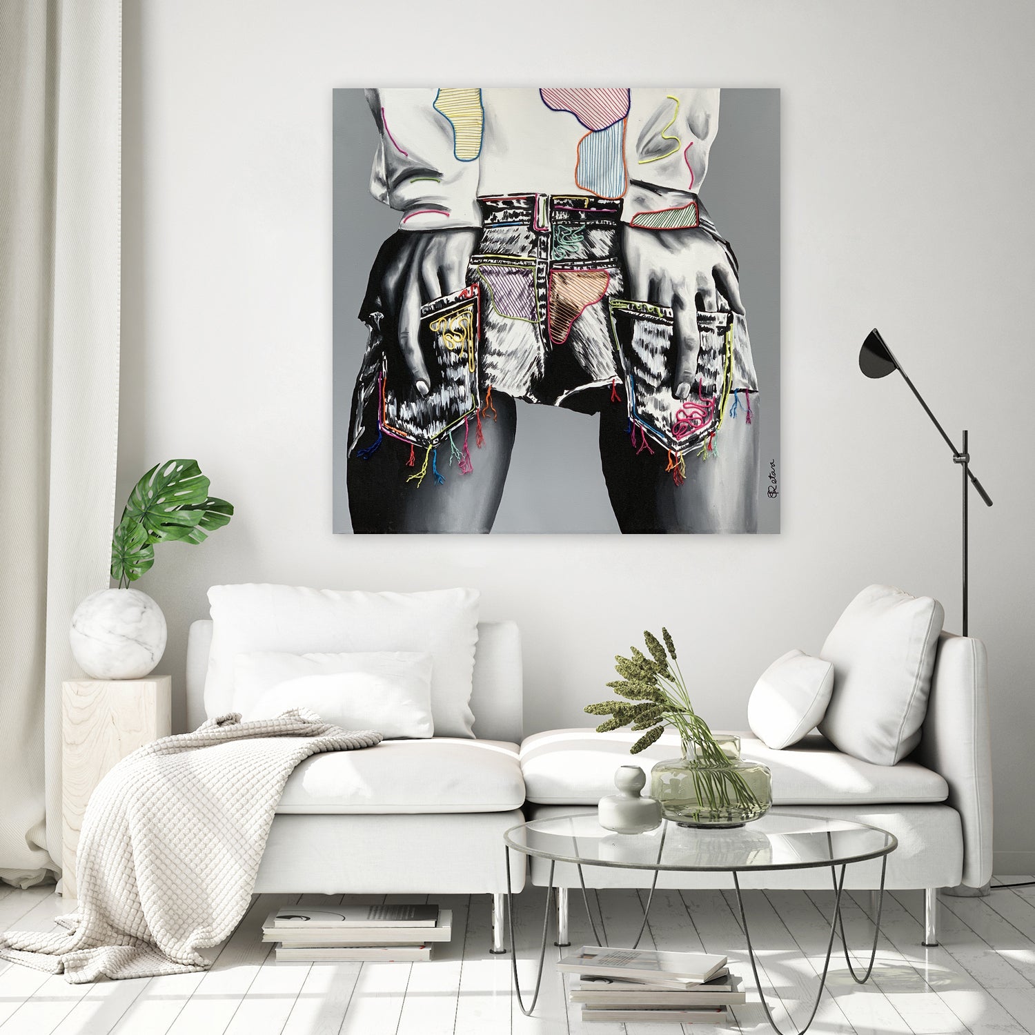 Pocket by eugenia retana on GIANT ART - gray mixed media