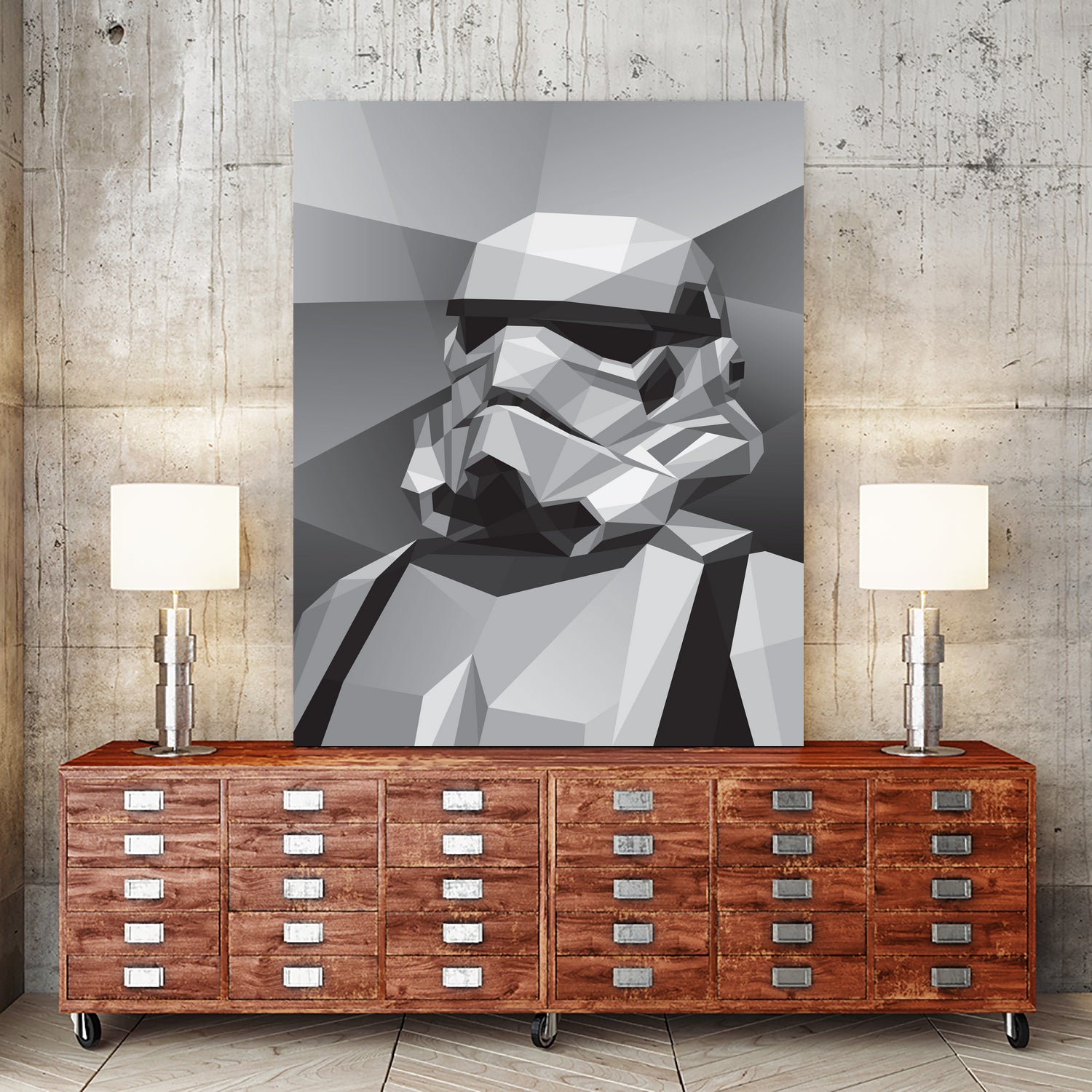 Storm Trooper by Filip Peraić on GIANT ART - gray digital painting