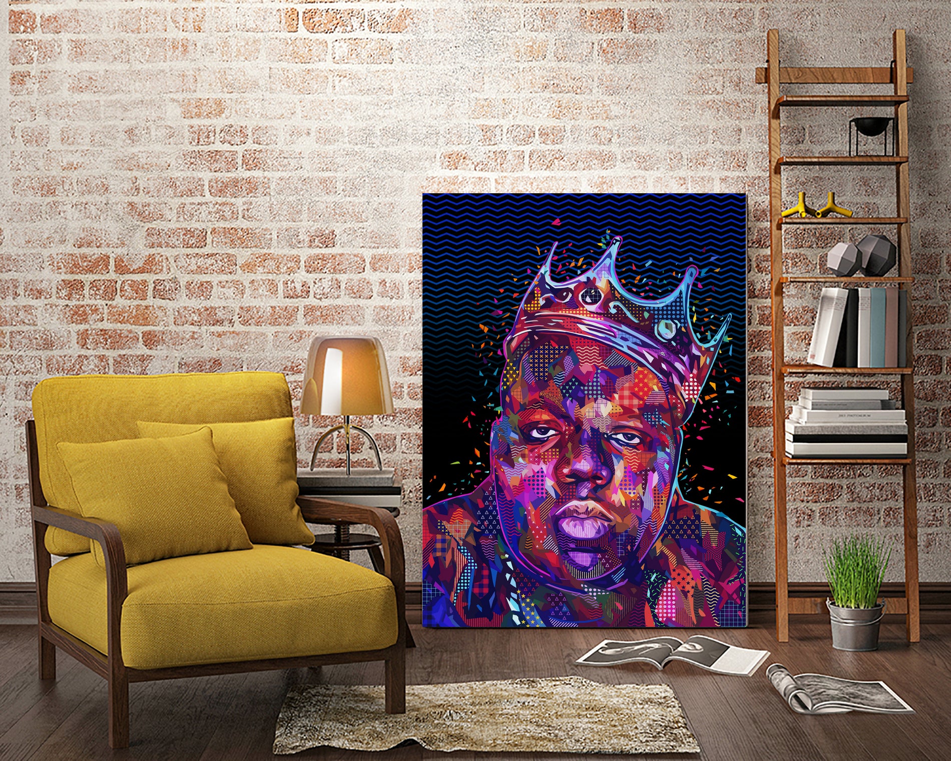 Pop Notorious by Alessandro Pautasso on GIANT ART - black digital painting