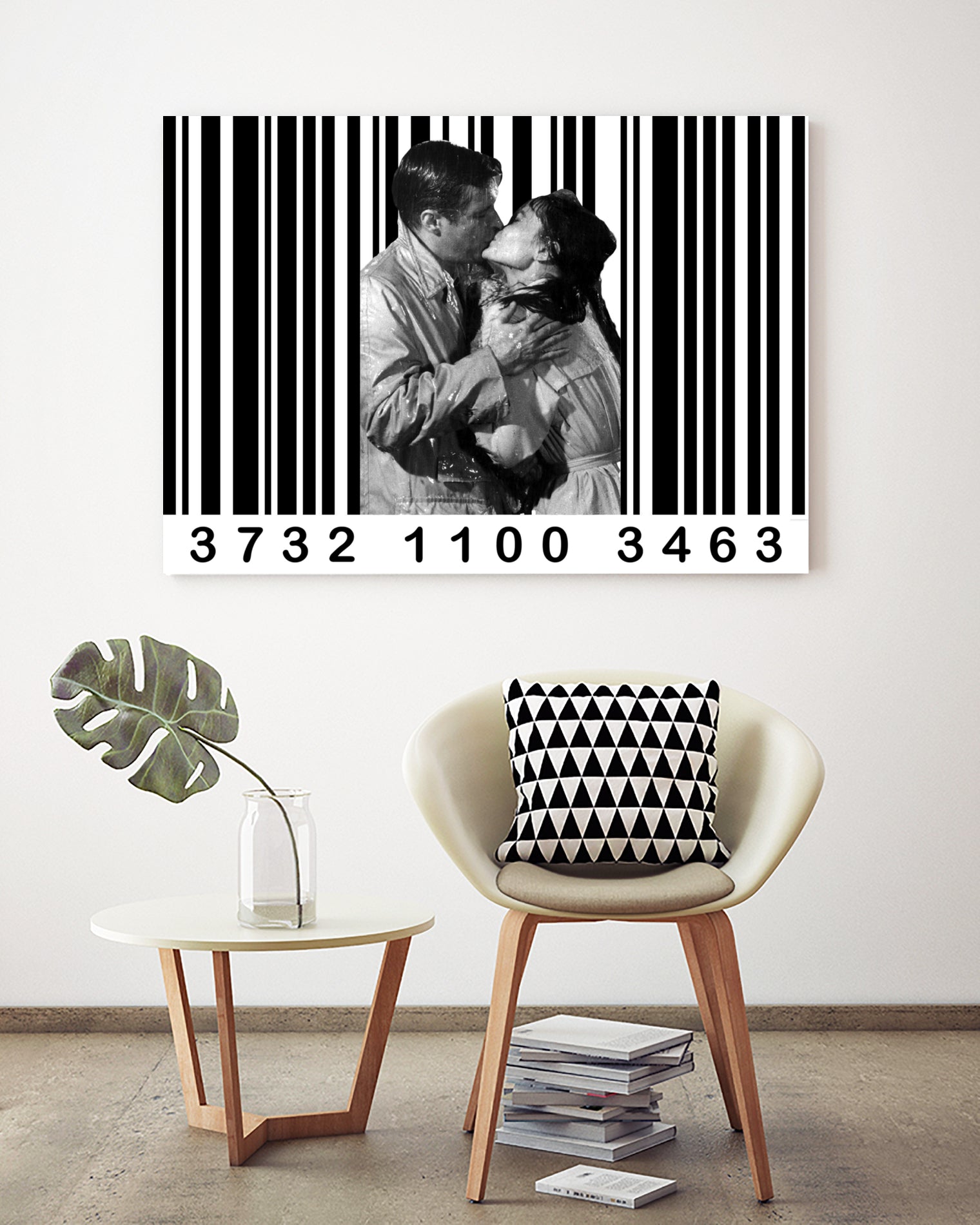 Breakfast at Tiffany's in Barcode by Luigi Tarini on GIANT ART - white photo manipulation