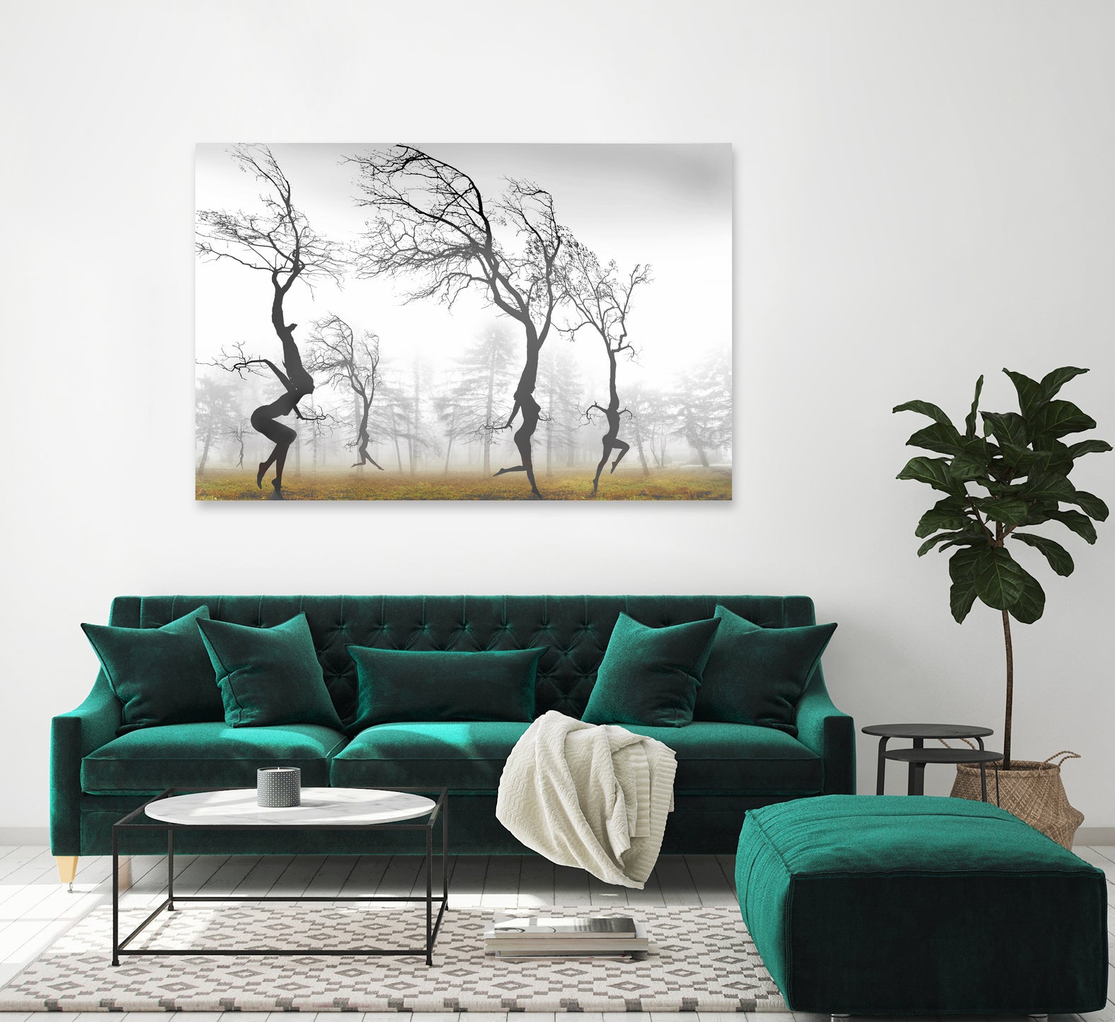 In The Mist by Igor Zenin on GIANT ART - black digital painting