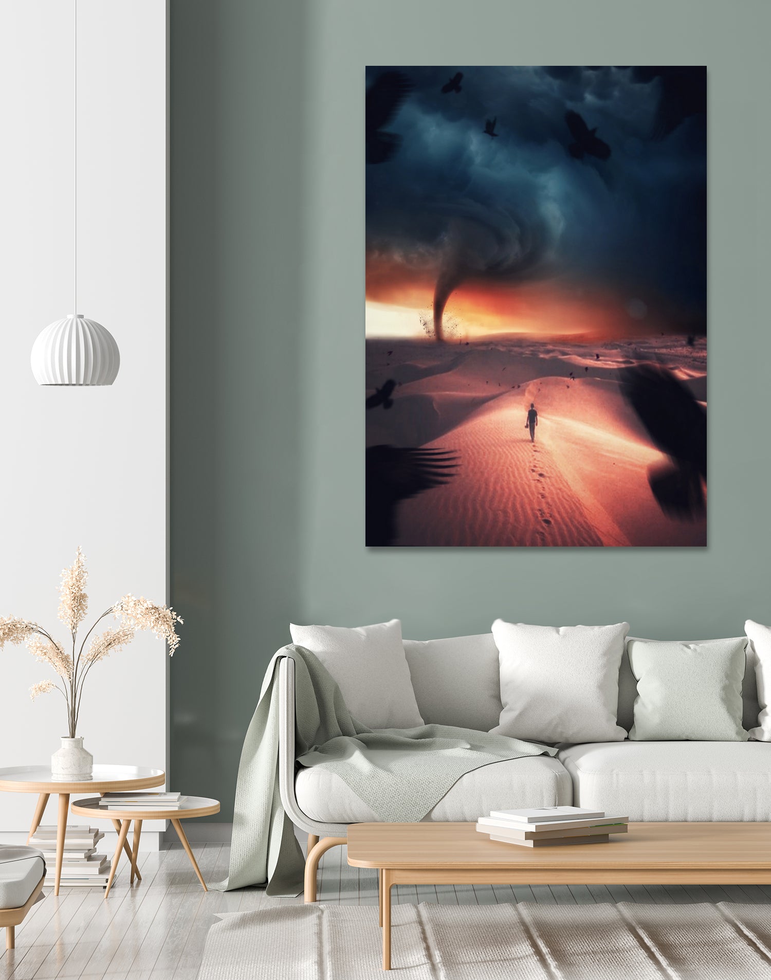 Tornado Desert by Rigaud Mickaël on GIANT ART - orange photo manipulation