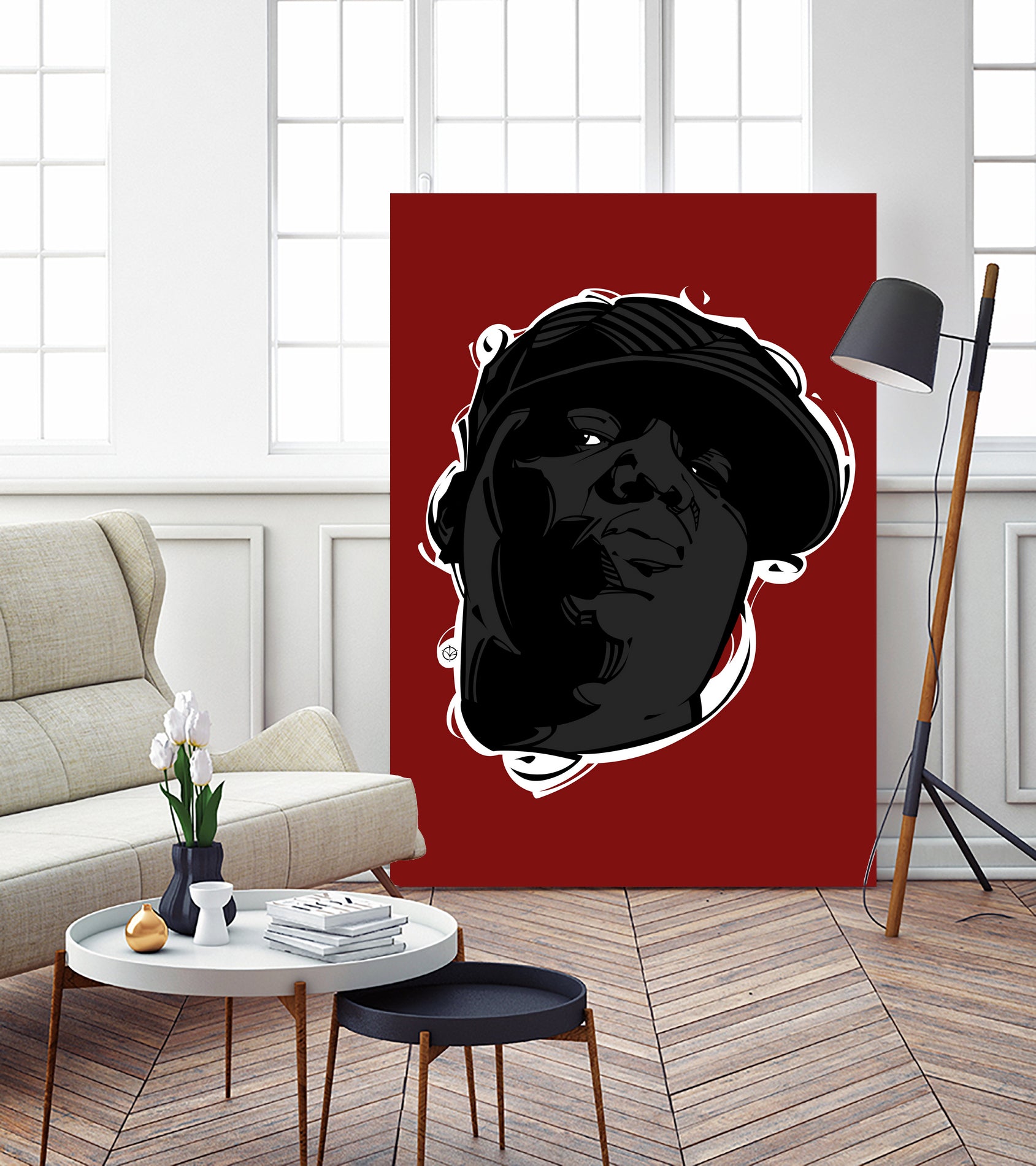 Big Poppa by Nikita Abakumov on GIANT ART - red digital painting