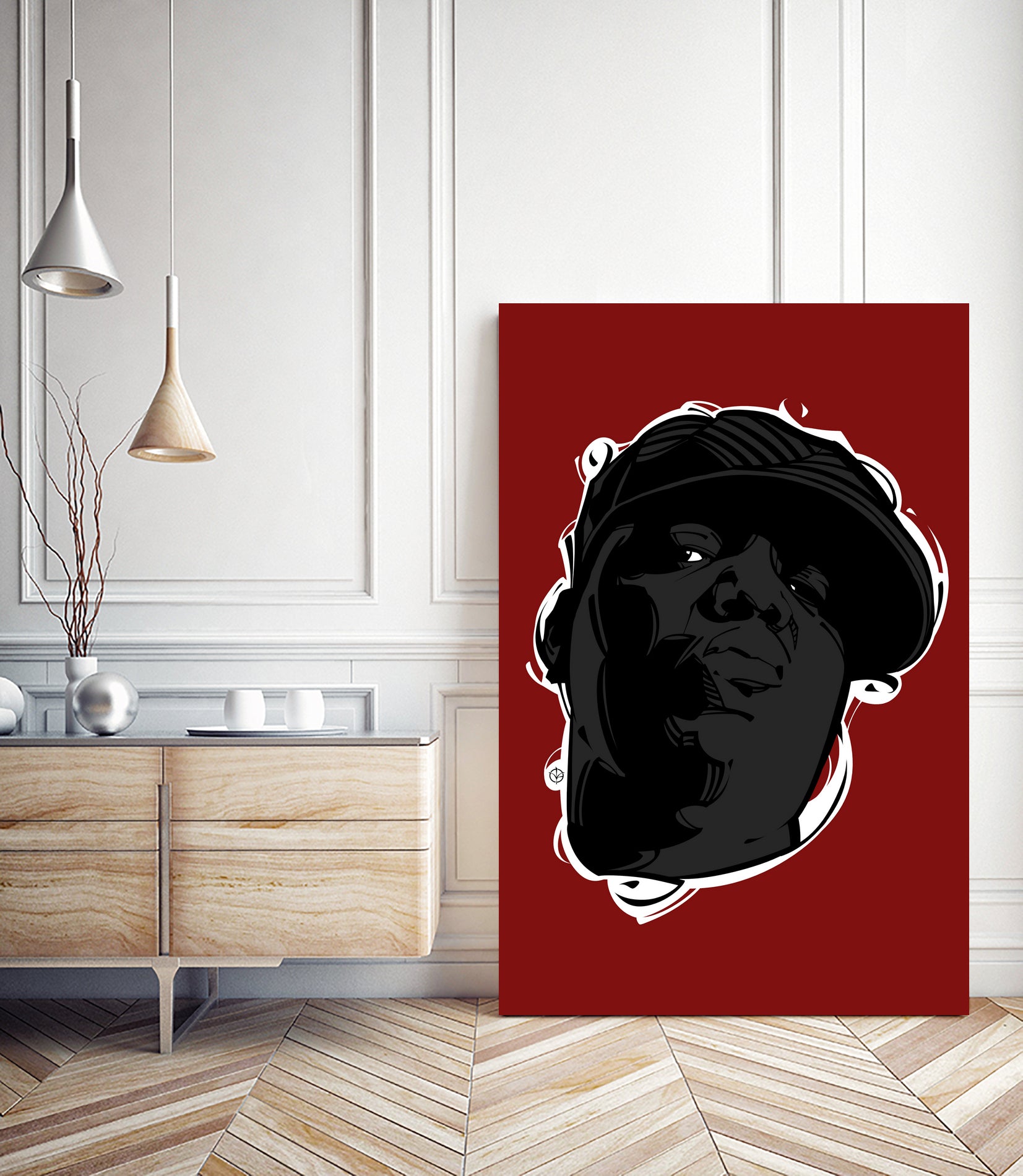 Big Poppa by Nikita Abakumov on GIANT ART - red digital painting