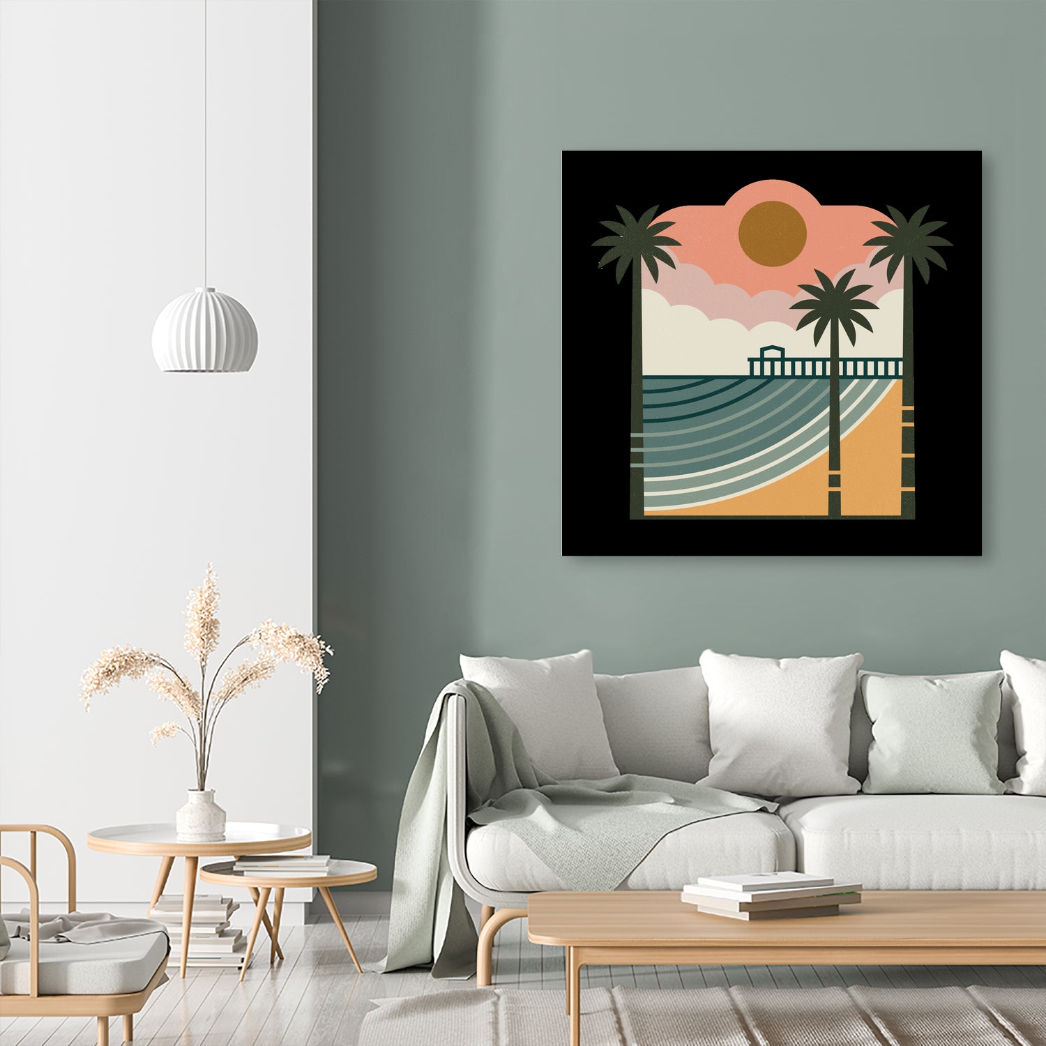 The Pier by Rick Crane on GIANT ART - white digital drawing