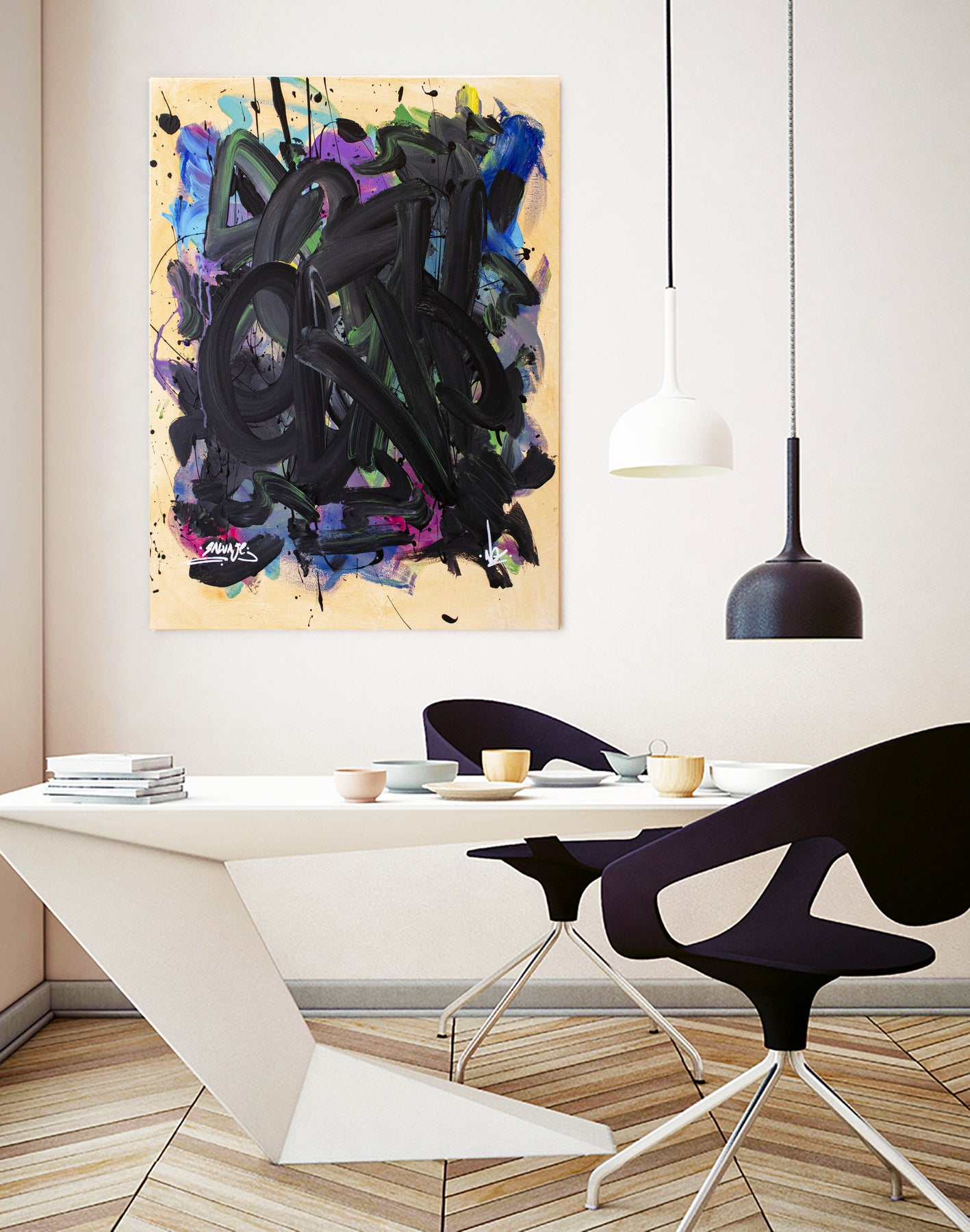 Salvaje by Nozvvu vvu on GIANT ART - black typography