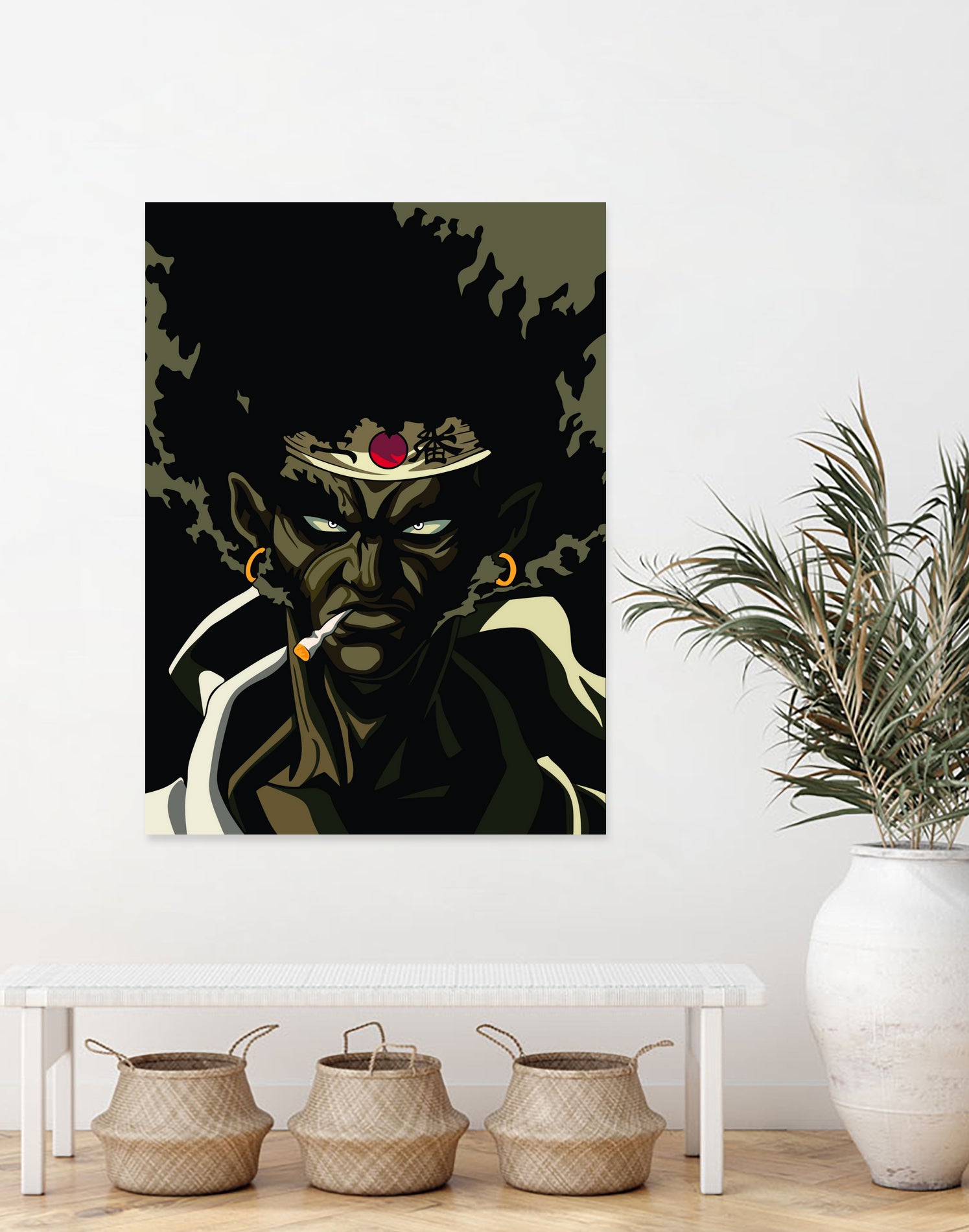 AFRO SAMURAI by Muhamat Azmi Muna on GIANT ART - white character design