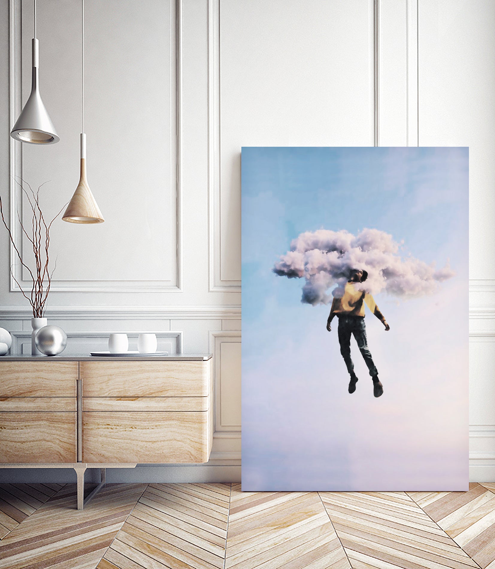 Dreams and Clouds by Menelaos Trompoukis on GIANT ART - blue digital painting