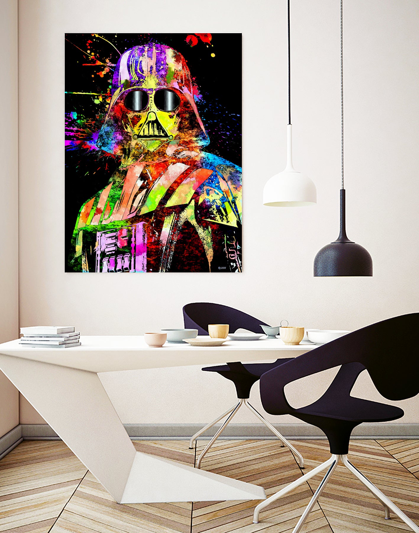 Darth Star Wars Show by Daniel Janda on GIANT ART - yellow digital painting
