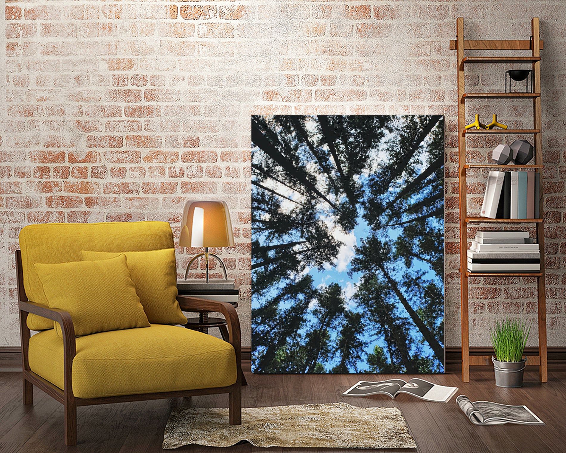 Look Up by Robin Dickinson on GIANT ART - blue photo manipulation