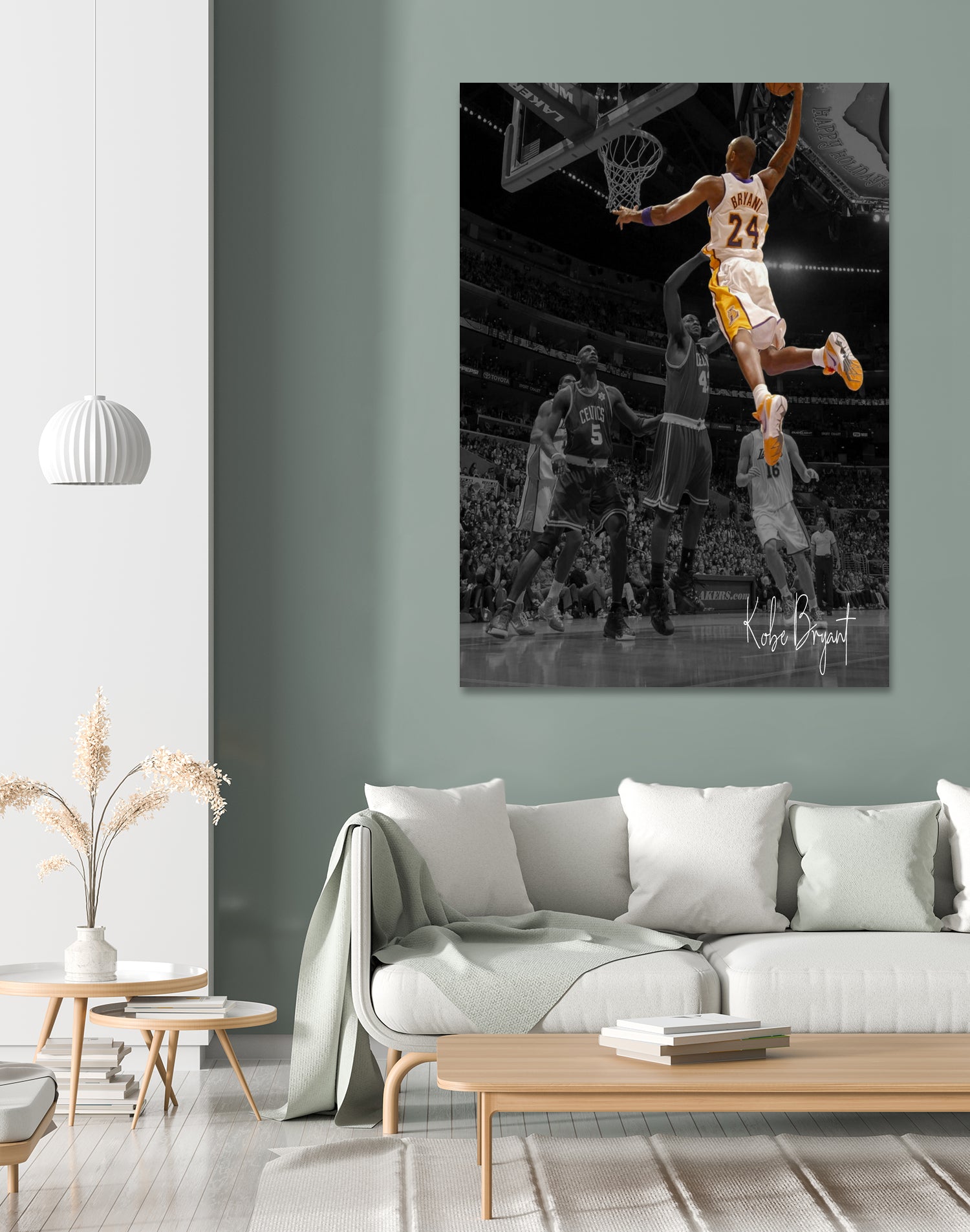 Kobe Bryant Basketball by Septiyan Nugroho on GIANT ART - white digital painting