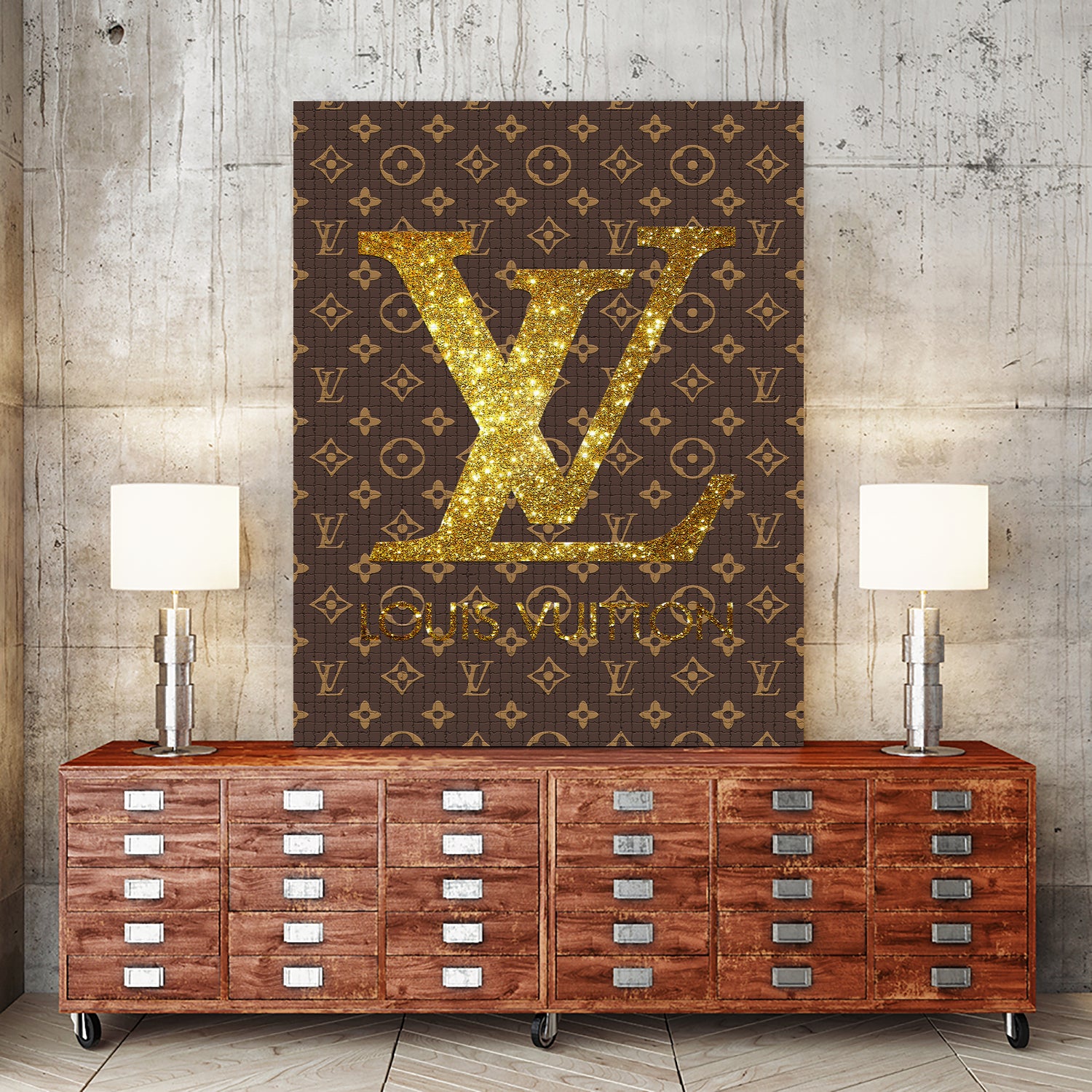 Louis Vuitton by Yusman Paringotan hotmartogi Pasaribu on GIANT ART - gray photo illustration