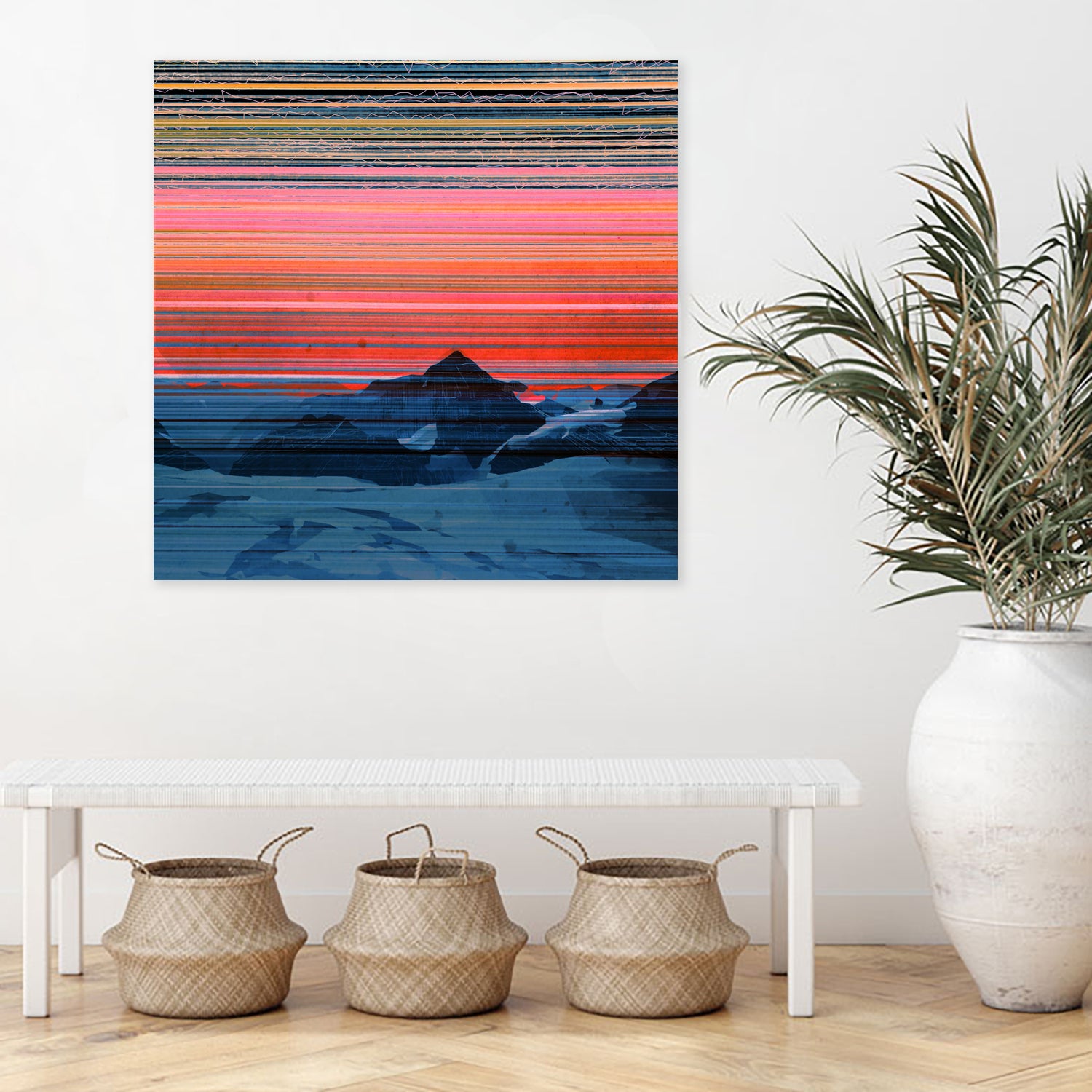 Enjoy the Silence by Jamison Gish on GIANT ART - pink digital painting