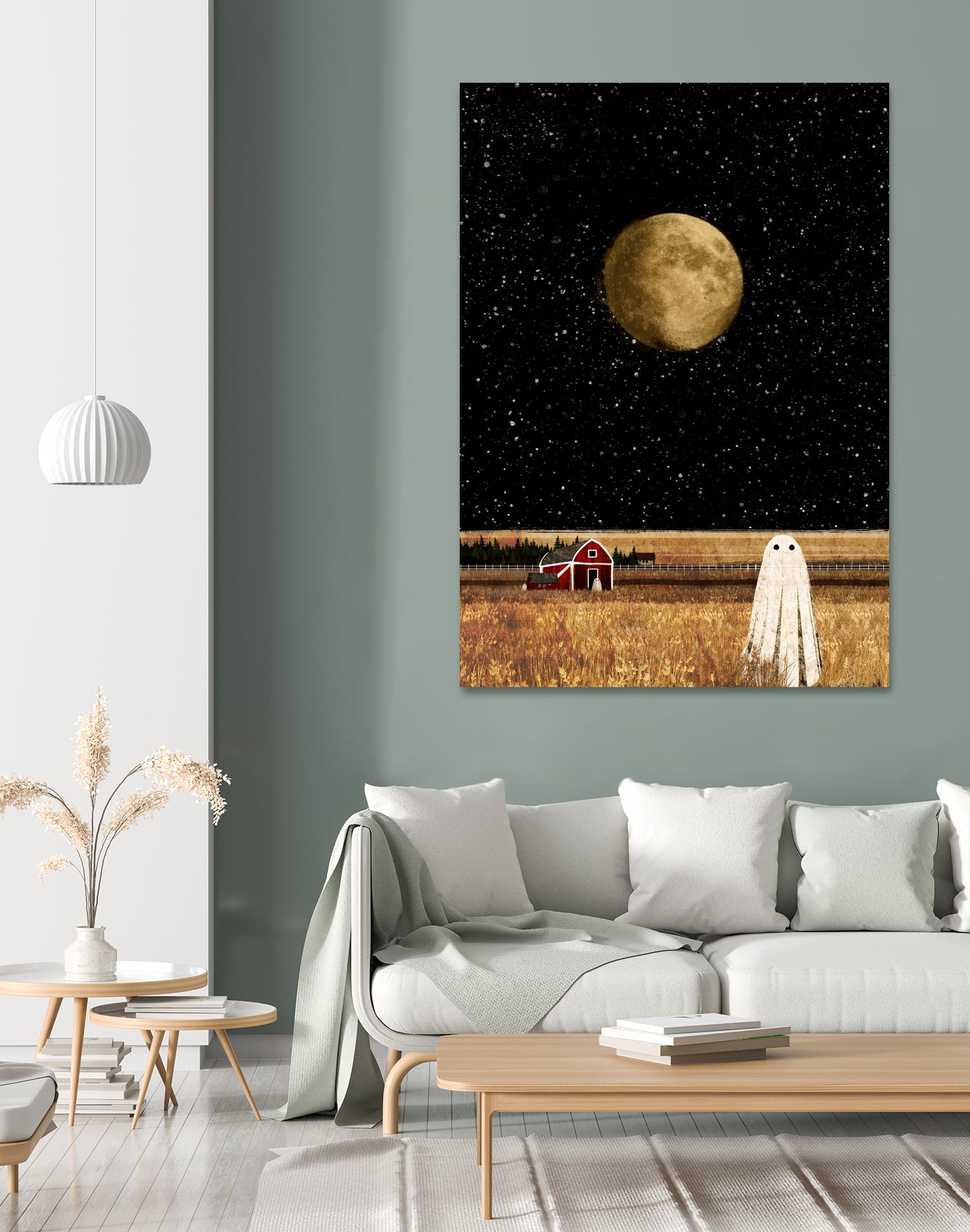 harvest moon by Katherine Blower on GIANT ART - black digital painting