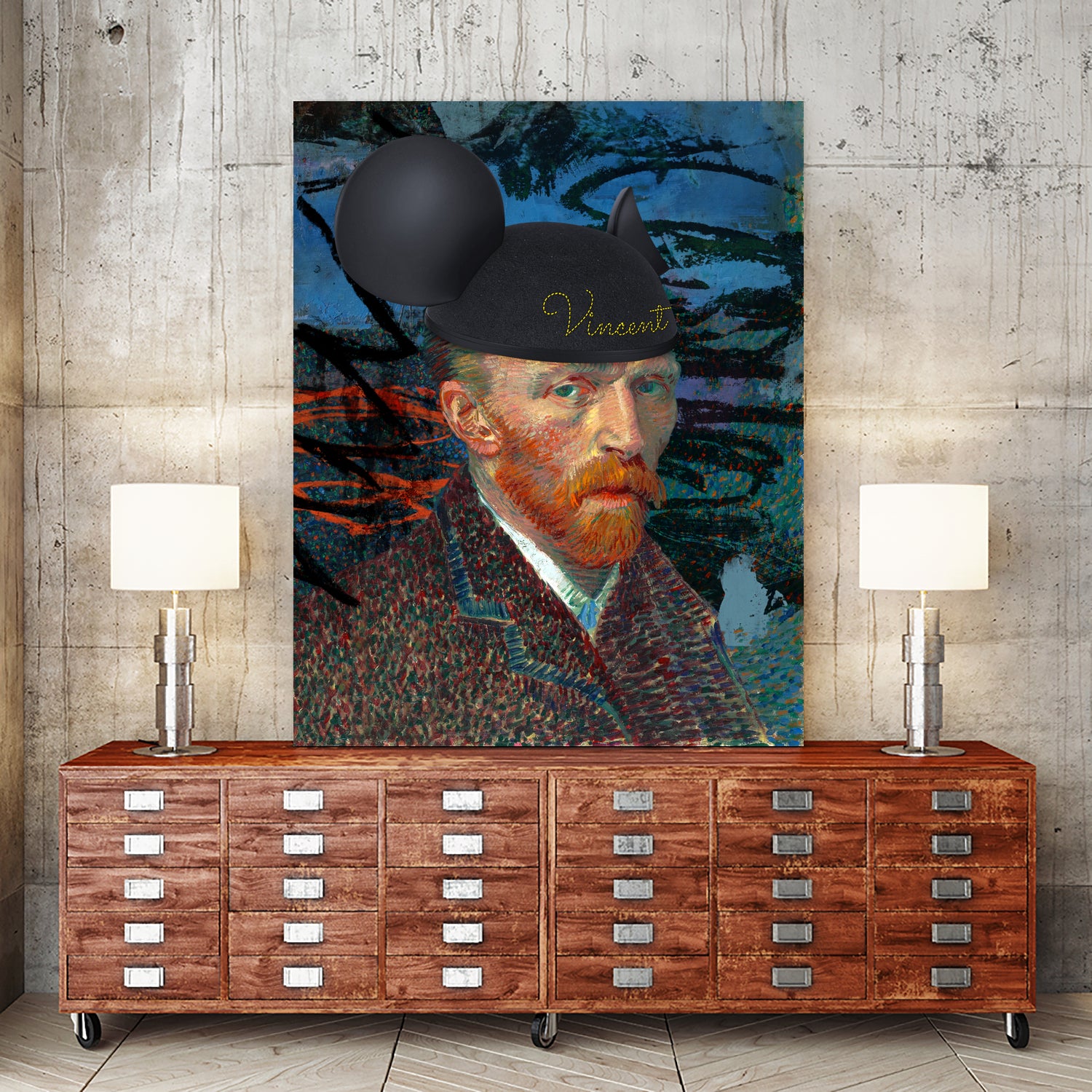 Vincent II by José Luis Guerrero on GIANT ART - orange photo manipulation